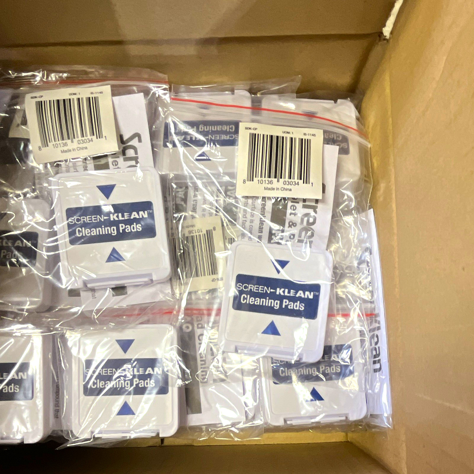 Box of 50 Screen-Klean Screen Cleaning Pads WHOLESALE