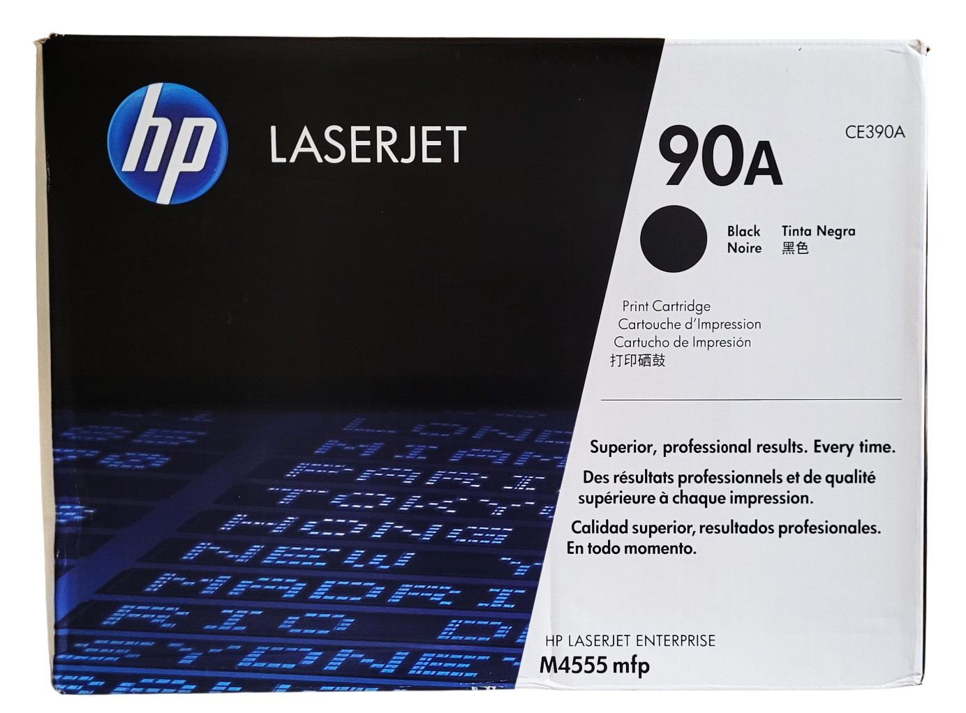 HP LaserJet 90A Black CE390A Toner Cartridge New Sealed WIth Open Box