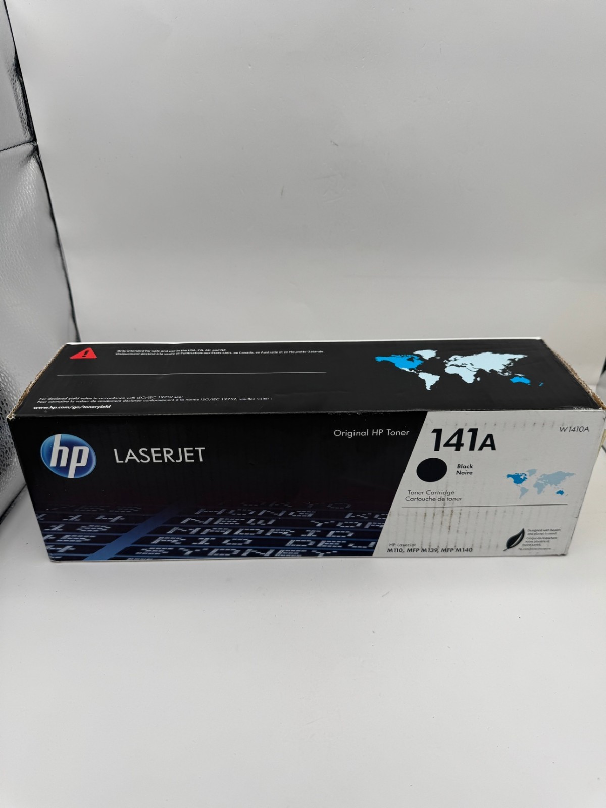 HP 141A Black Toner Cartridge W1410A Genuine OEM Open Box Sealed Inside