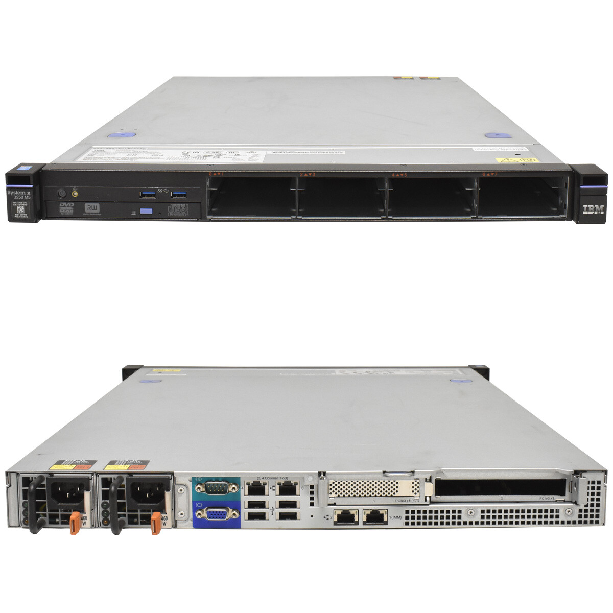 IBM x3250 M5 Server E3-1240 V3 QC 3.4GHz 16GB RAM 8x SFF 2.5 2x HDD 250GB