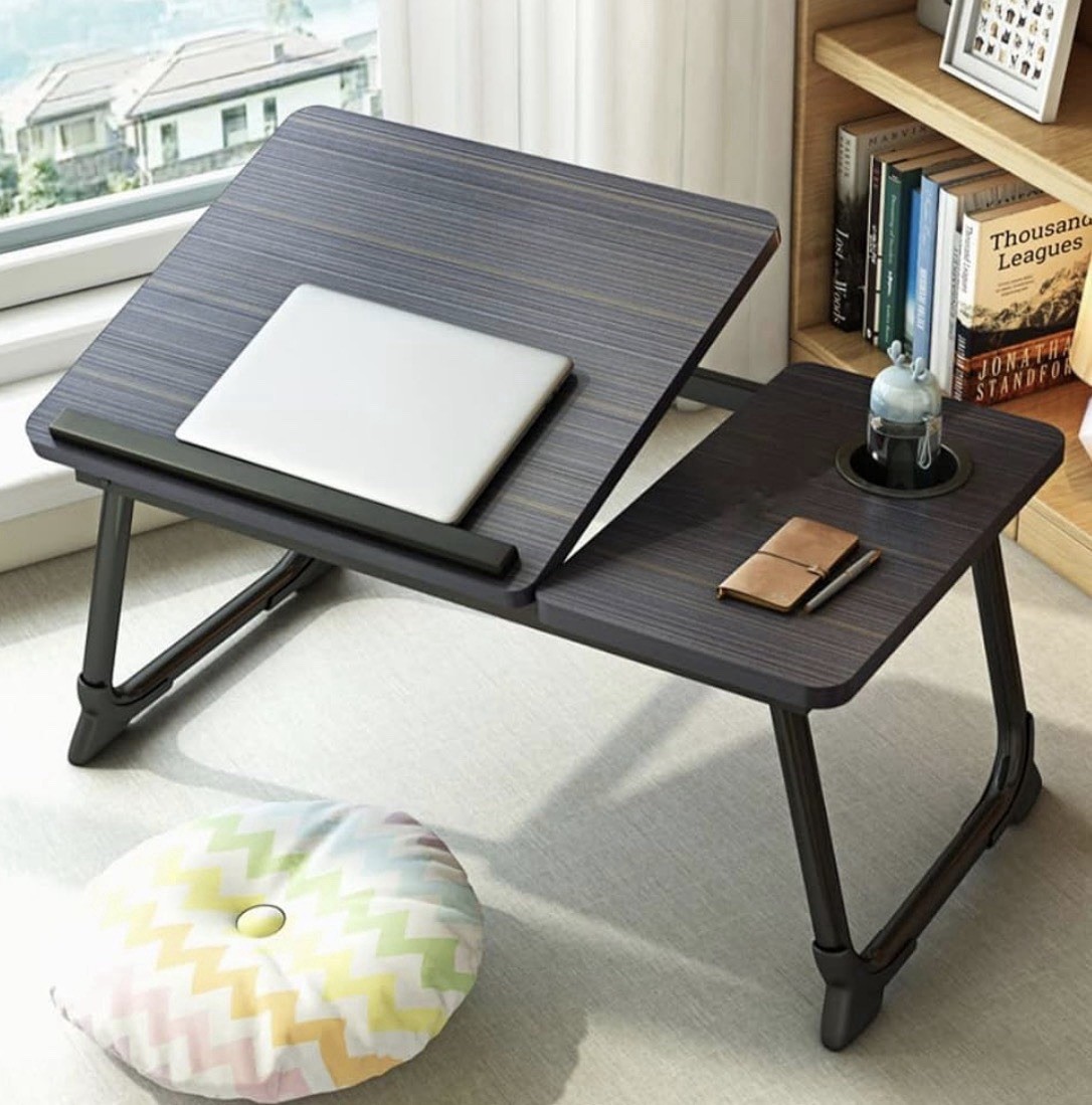 Laptop Desk for Bed, Adjustable Laptops Stand with 5 Adjustable Angles.