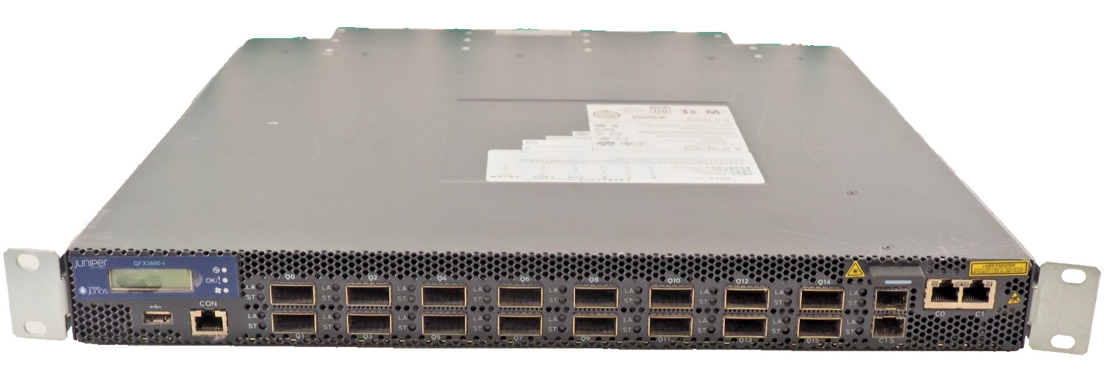 Juniper QFX3600-I QFX3600-16Q-AFIS 16-Ports 40GbE QSFP+ Switch Dual AC PSU