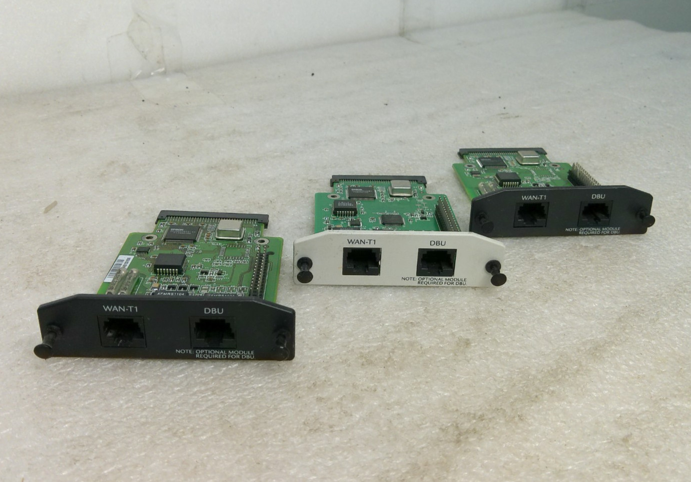 Lot of 3 - Adtran NetVanta 1202862L1 single-port T1/FT1 Network Interface Module