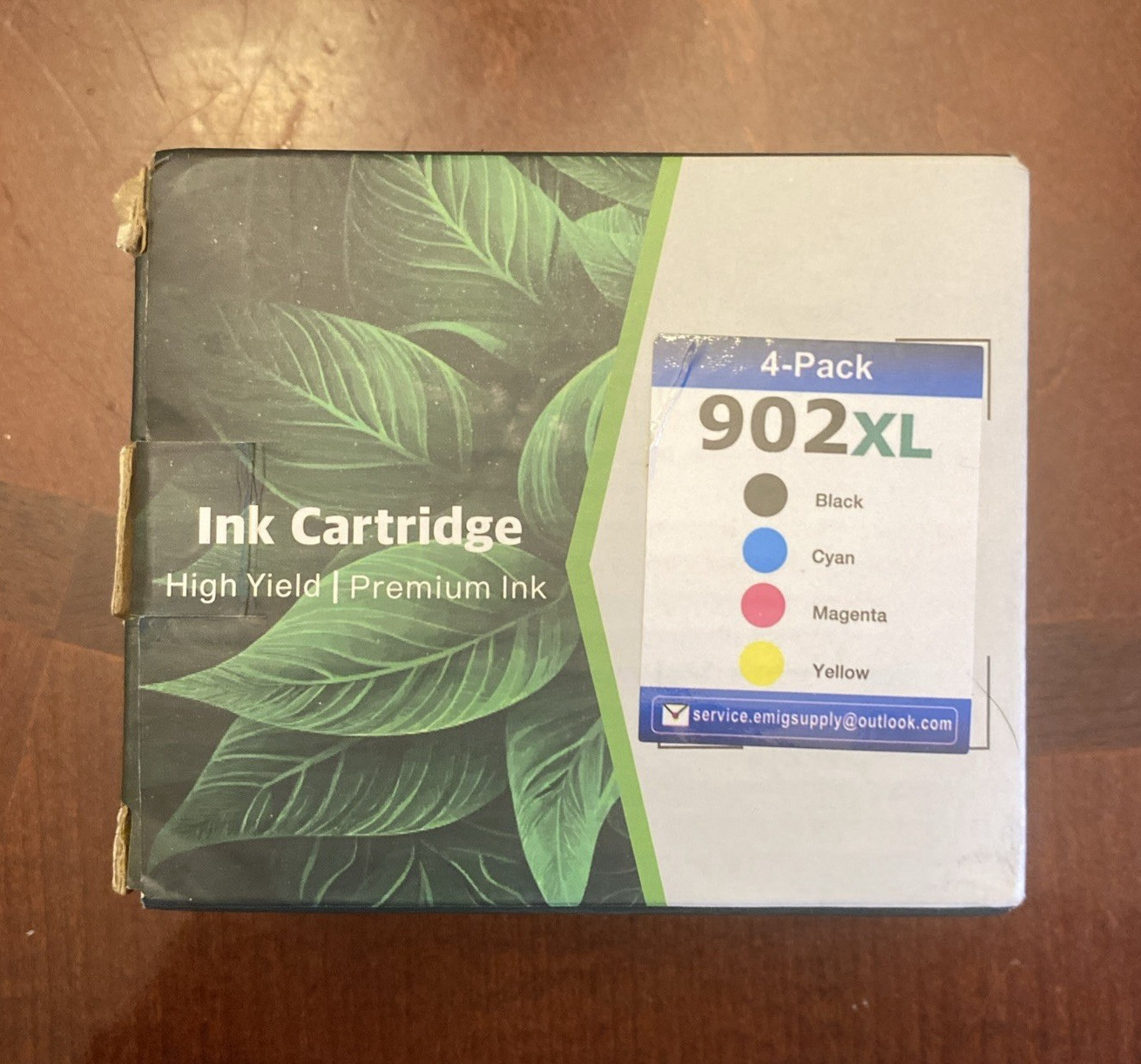 902XL Compatible High Yield Inkjet Ink Cartridge 4-Pack for HP Black/C/M/Y