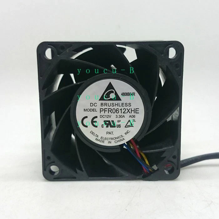 1PCS NEW DELTA PFR0612XHE 60x60x38mm DC12V 3.30A cooling fan Fast delivery