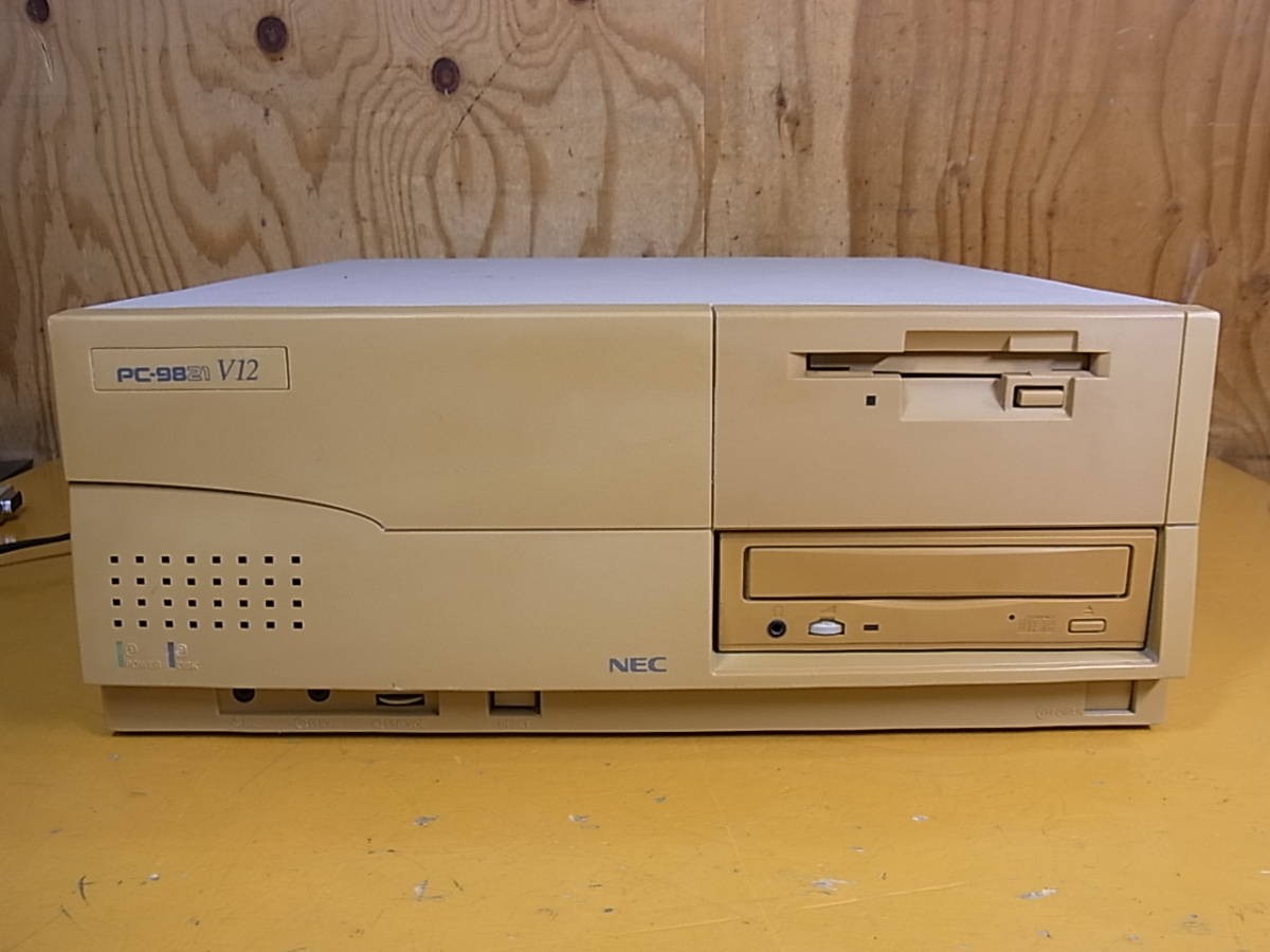 NEC PC-9821V12/S5RA CD HDD FD MSDOS 6.2 with power cord F/S 100V A/594 Japan