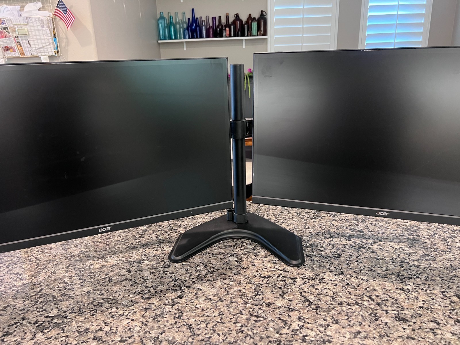 VIVO Dual Monitor Articulating Desk Stand Heavy Duty Mount Up to 27" Screens NIB