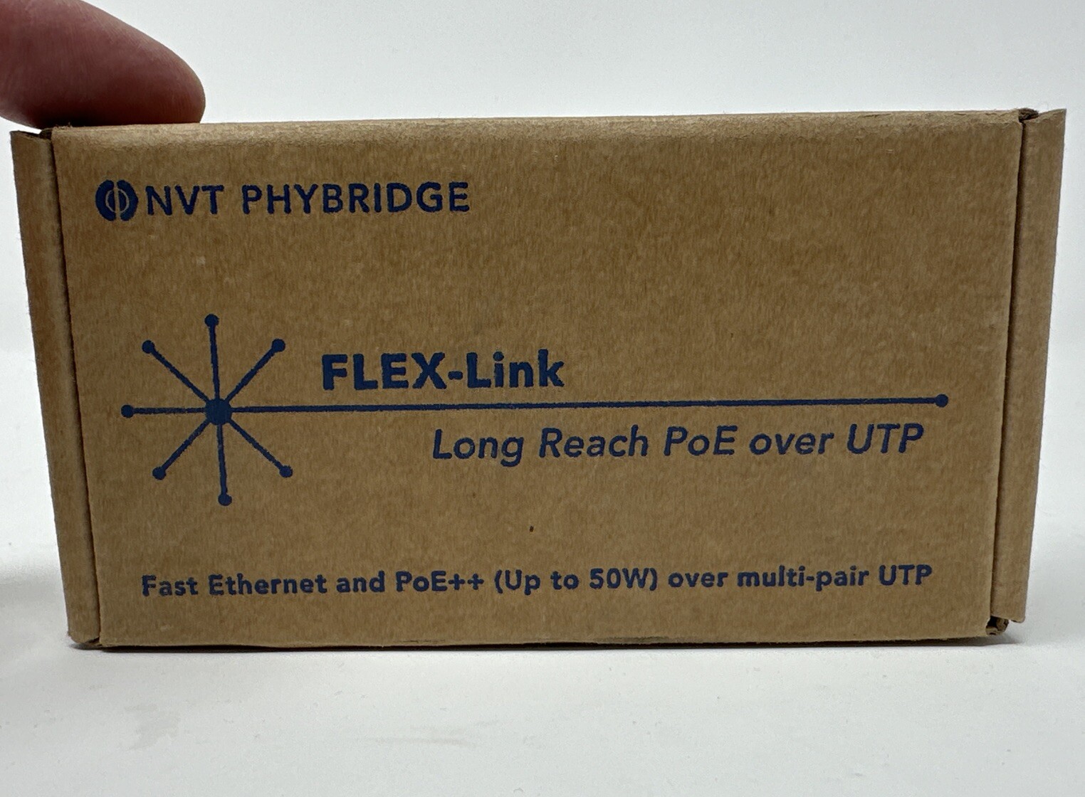 NEW NVT Phybridge NV-FLXLK Single Unit Link Adapter FE Long Reach PoE Over UTP