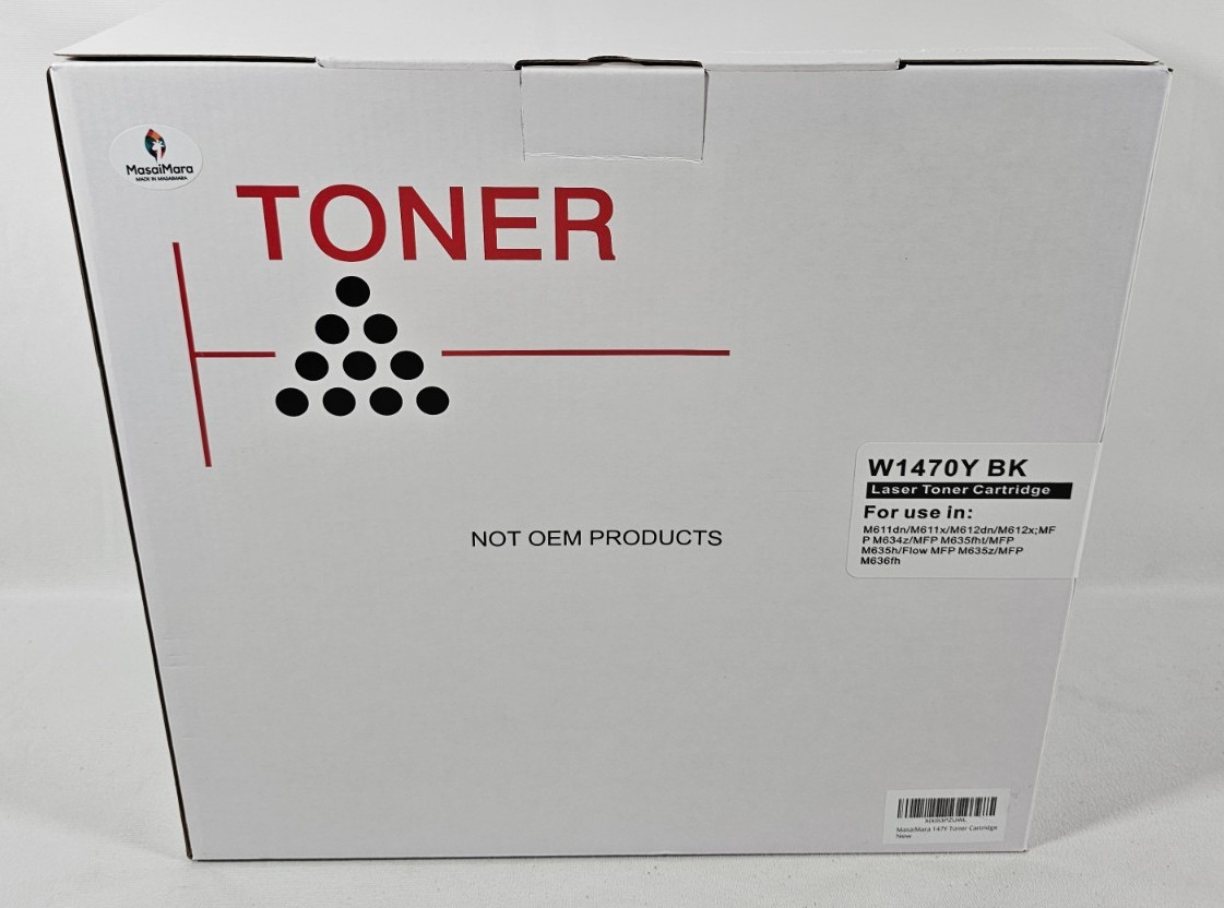 For HP M611dn M611x M612dn M612x Flow MFP M634h M635z 1x Toner Cartridge Black