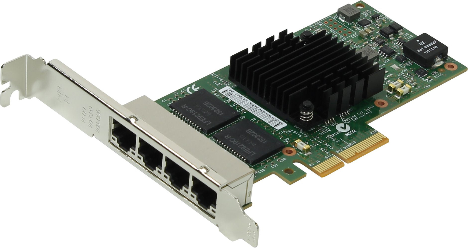 Intel I350-T4 PCI-E Quad Port RJ45 Gigabit Server Adapter