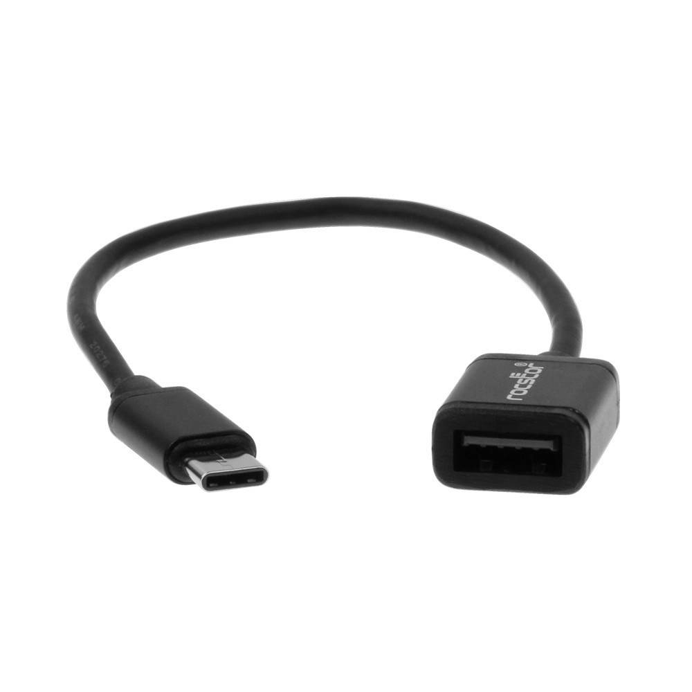 Rocstor Y10C147-B1 Ac Adapter Usb-C To Usb-A Usb Type-C Male 3.0 Type-A
