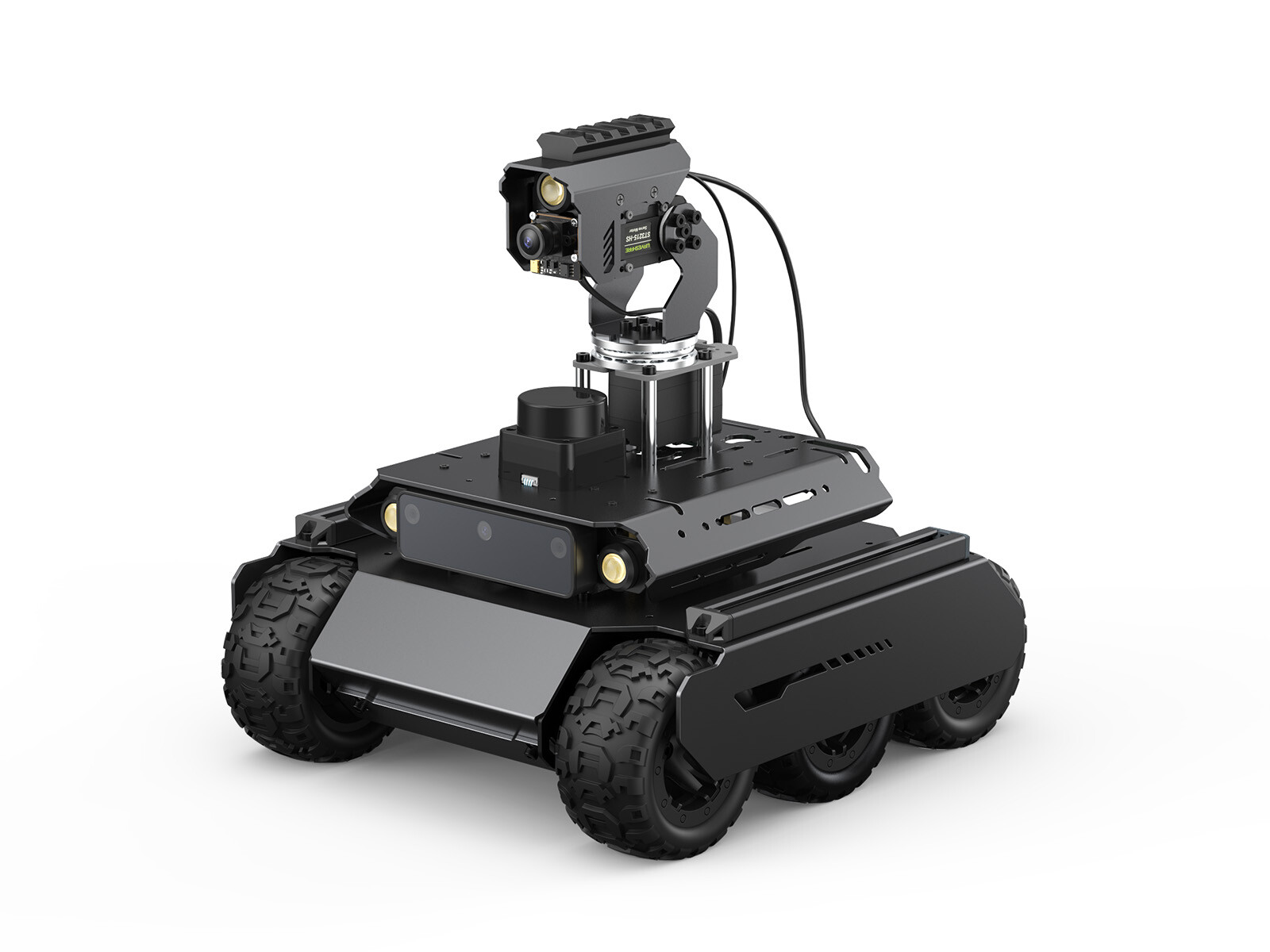 Waveshare UGV Rover ROS 2 Open-source 6 Wheels 4WD AI Robot Dual controllers