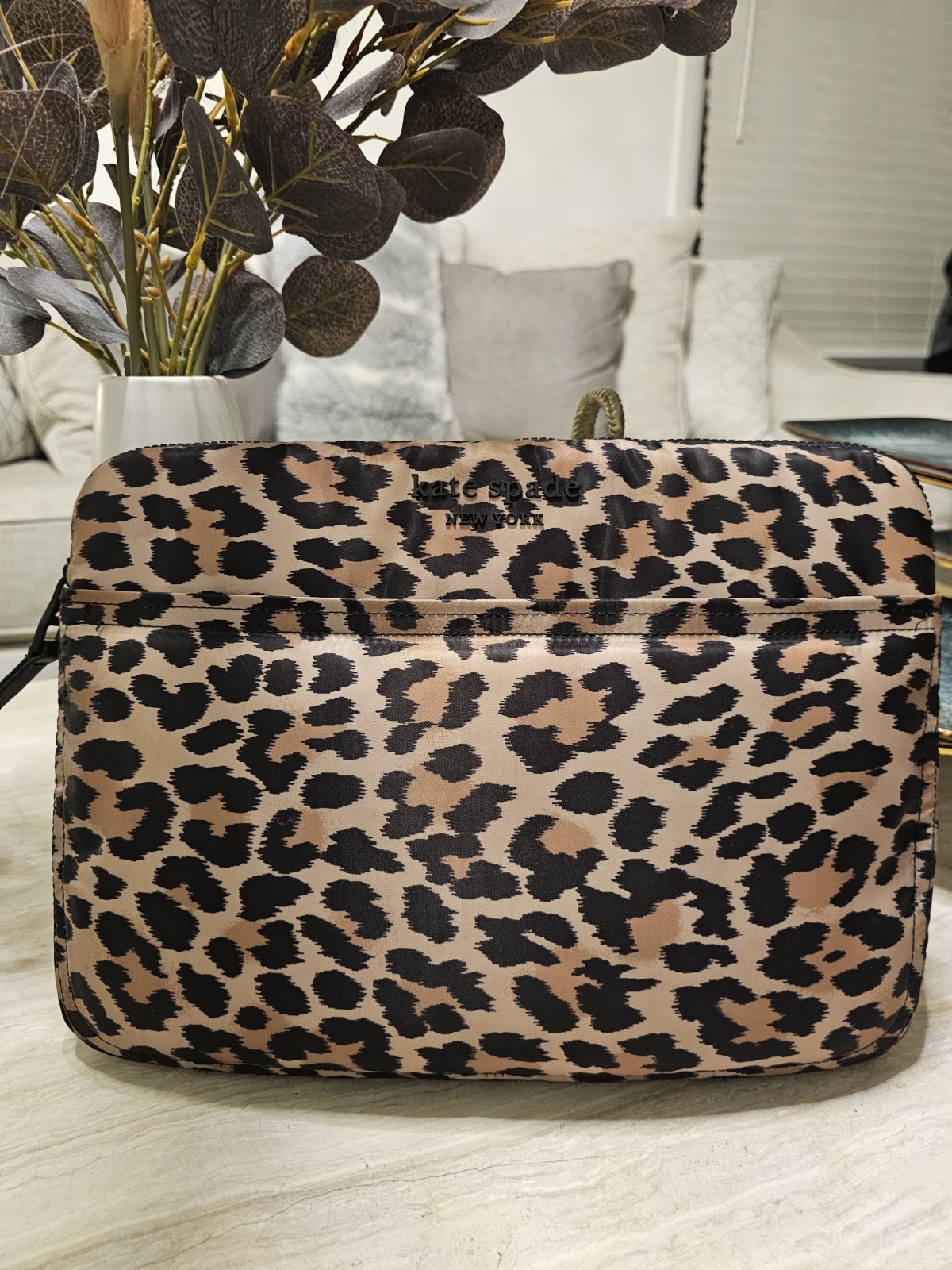 kate spade new york - Puffer Sleeve for up to 13" Laptop - Classic Leopard