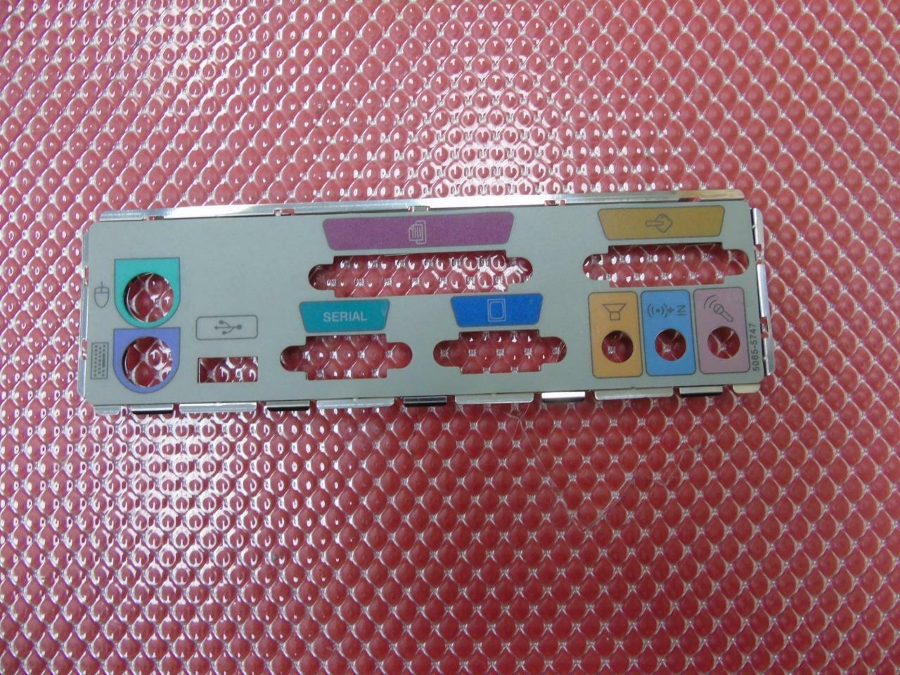 HP Pavilion 7855 Motherboard I/O Plate Metal Shield Back Plate - 5065-5747