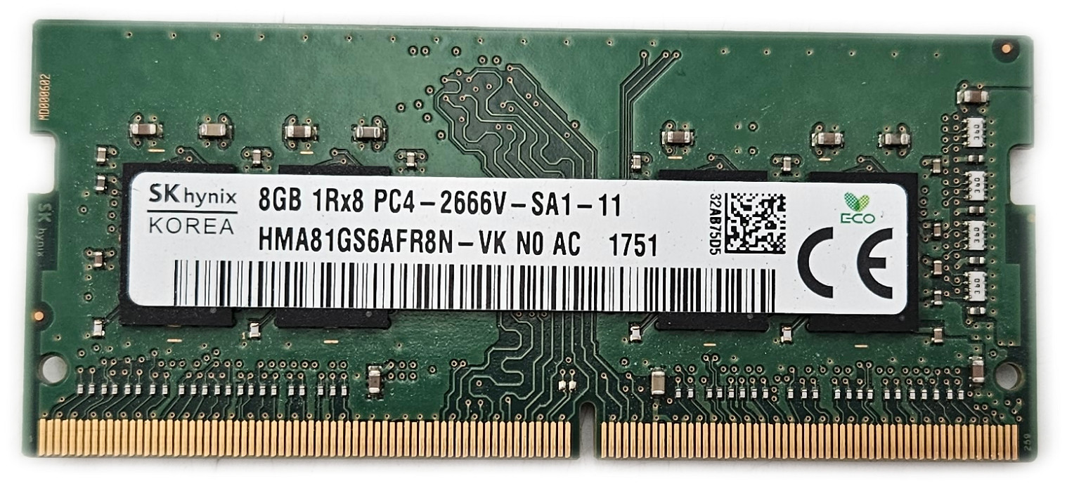 SK Hynix 8GB PC4-2666V (1x 8GB) DDR4 Laptop RAM