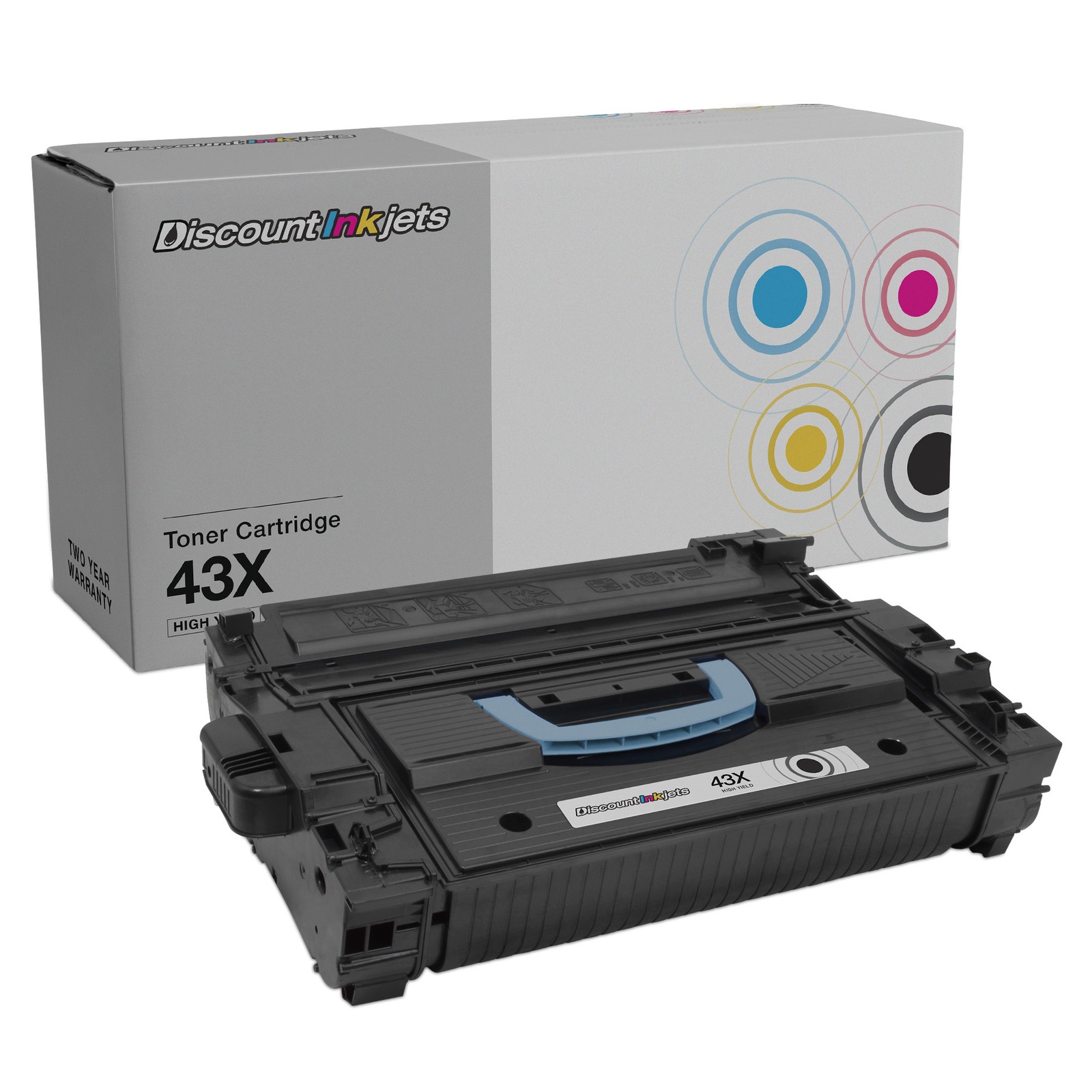 HP 43X C8543X High Yield Black Toner Cartridge Replacement for LaserJet