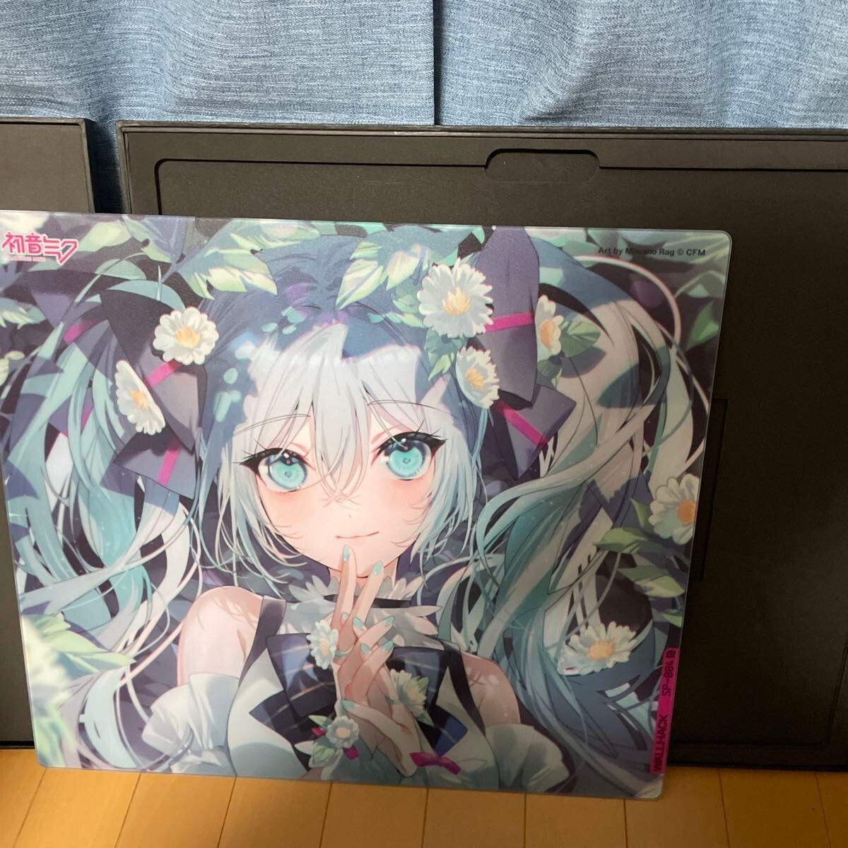 Wallhack Hatsune Miku gaming mouse pad Glass Pad 490 x 430 SkyPAD SP-004