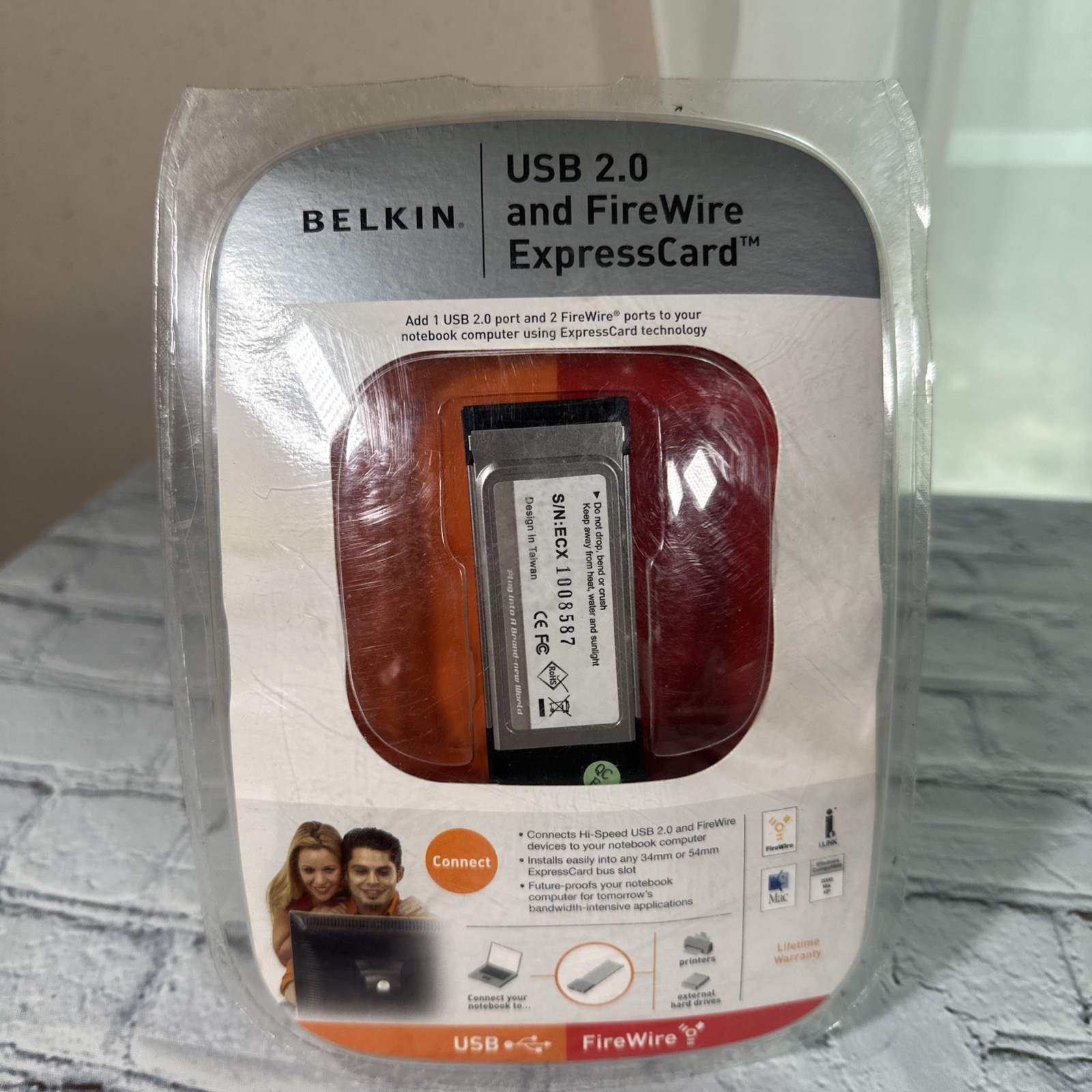 Belkin USB 2.0 and FireWire ExpressCard