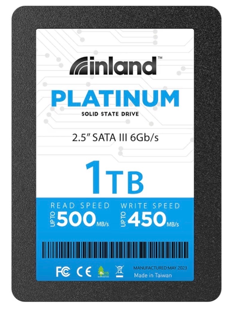 Platinum 1TB SSD SATA III 6Gb/s 2.5" 7mm TLC 3D NAND Internal Solid State Drive