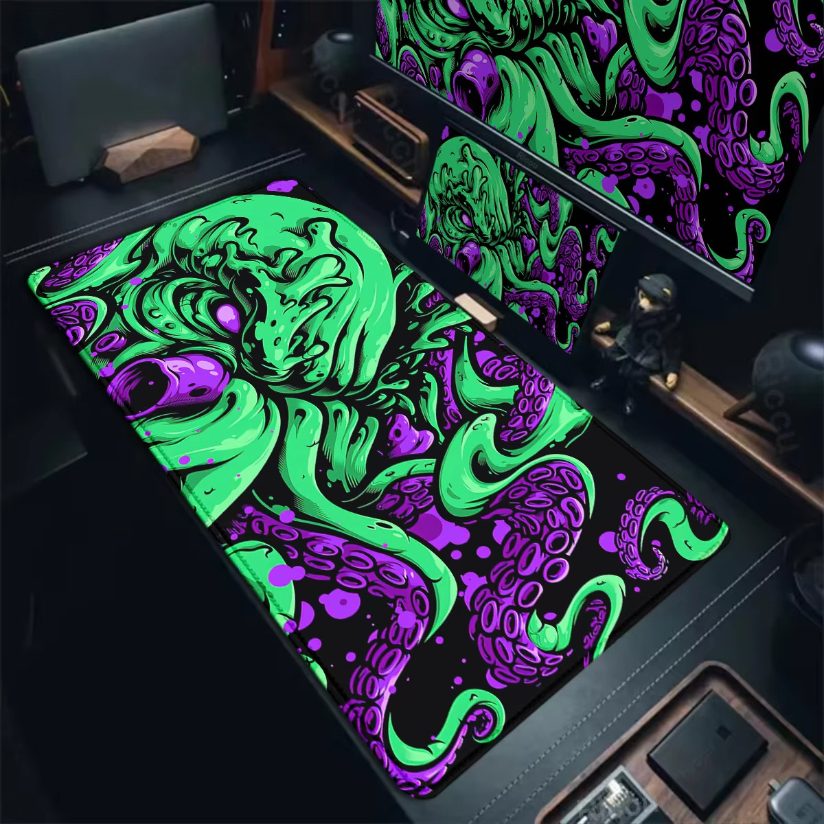 Lovecraftian Gaming Desk Mat | 900×400x2mm XL Mouse Mat |  Gaming Mouse Pad