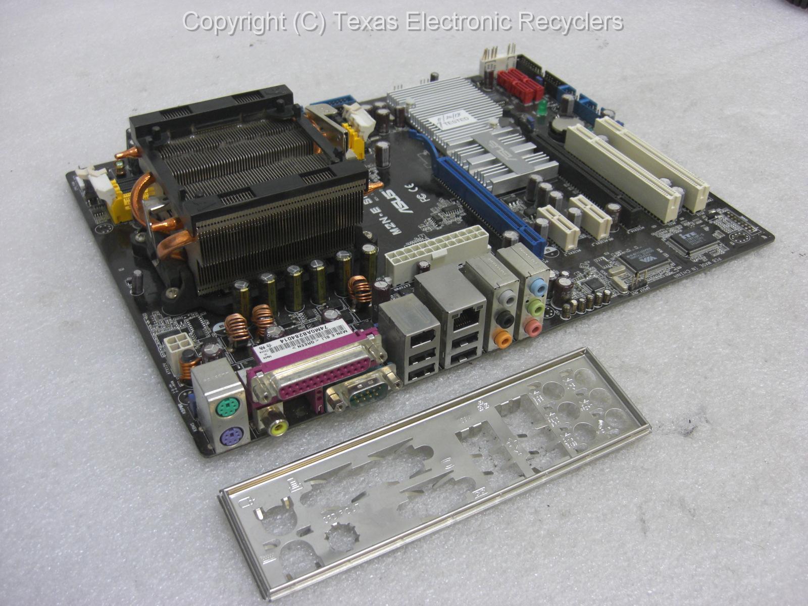 ASUS M2N-E SLI Motherboard w/ I/O Panel, adh2300iaa5d0 CPU & Fan/Heatsink
