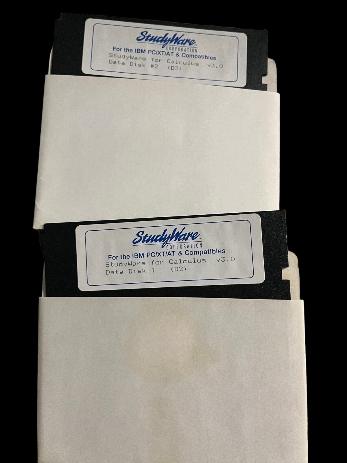 Vintage Study ware For Calculus IBM Floppy Disk Set 2