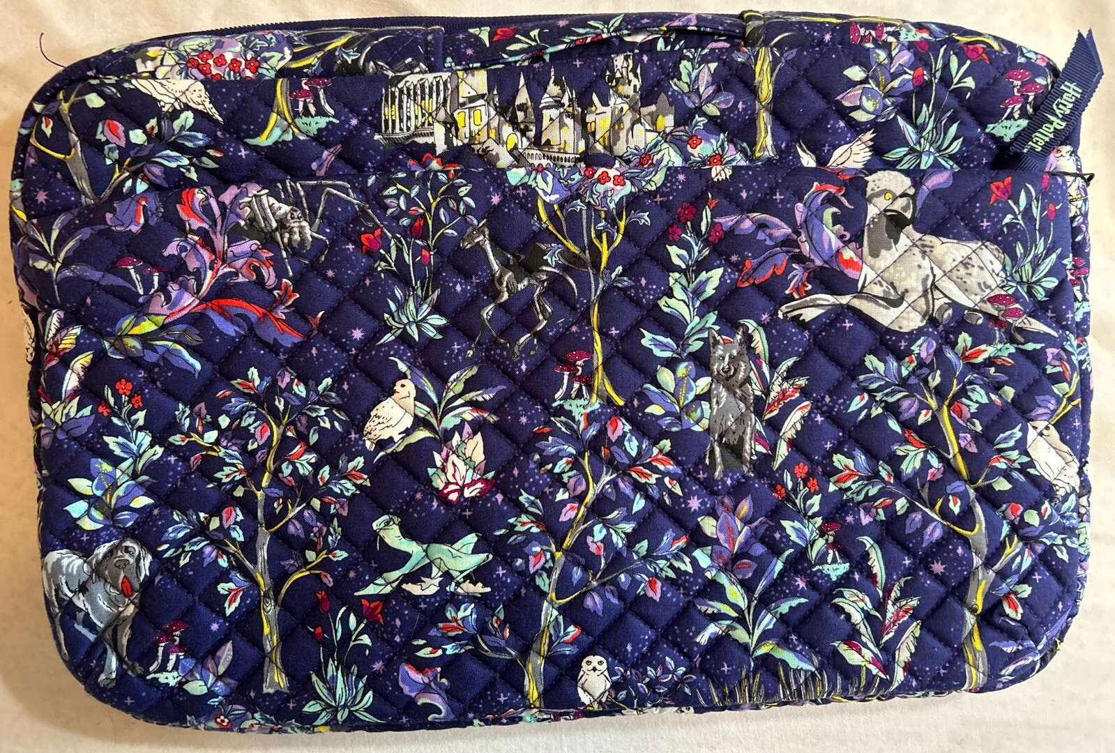 Vera Bradley Harry Potter Forbidden Forest Purple Computer Laptop Organizer Case