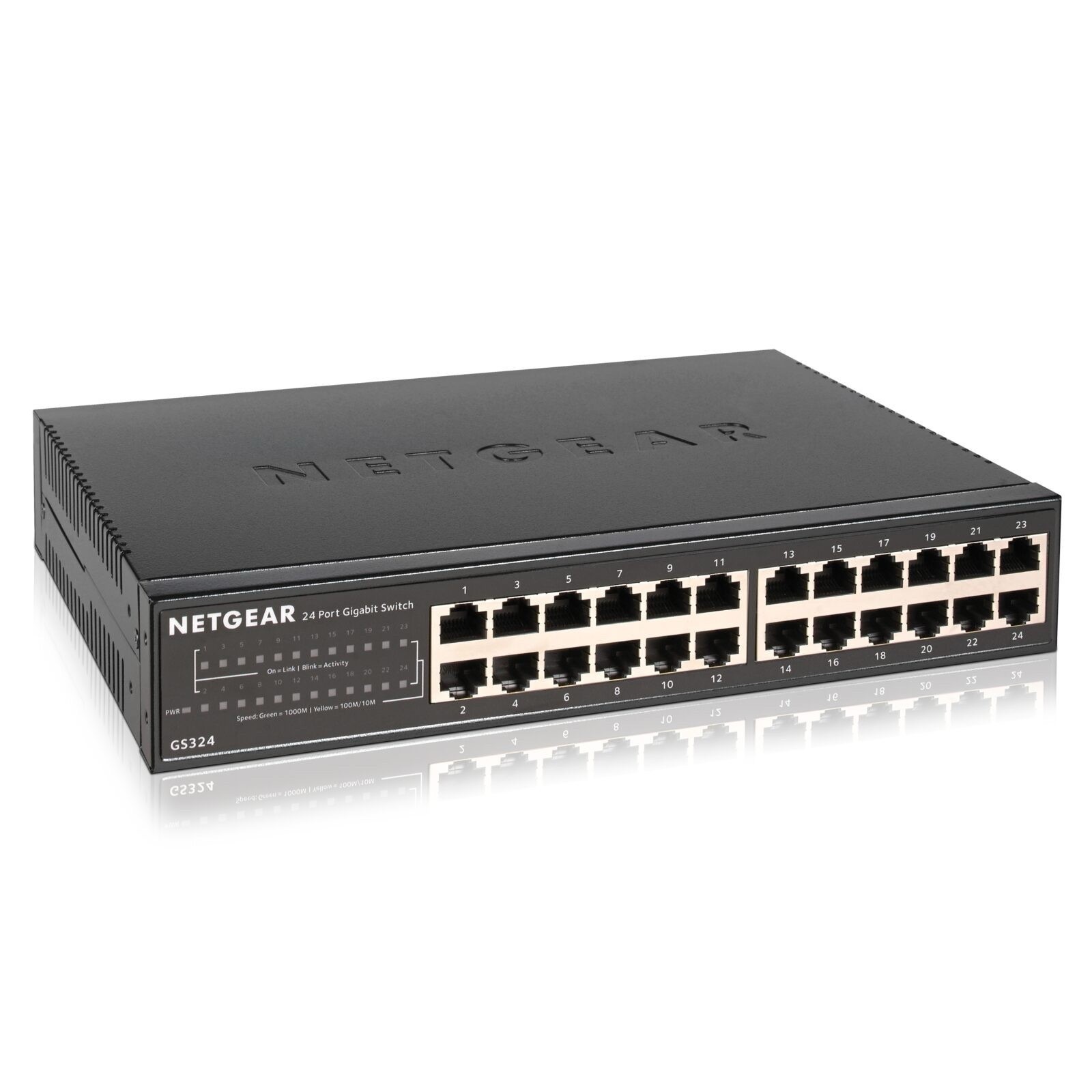 NETGEAR GS324 24-Port Gigabit Ethernet Unmanaged Switch