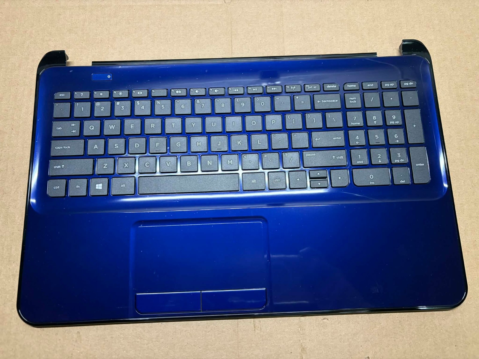 OEM HP 255 G2 Palmrest Blue W/ Touchpad US Keyboard 1A32HGV00600