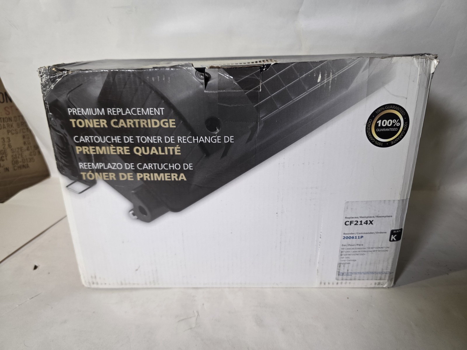CF214X Black Toner Cartridge Replacement for HP CF214X / 14X - NEW OPEN BOX
