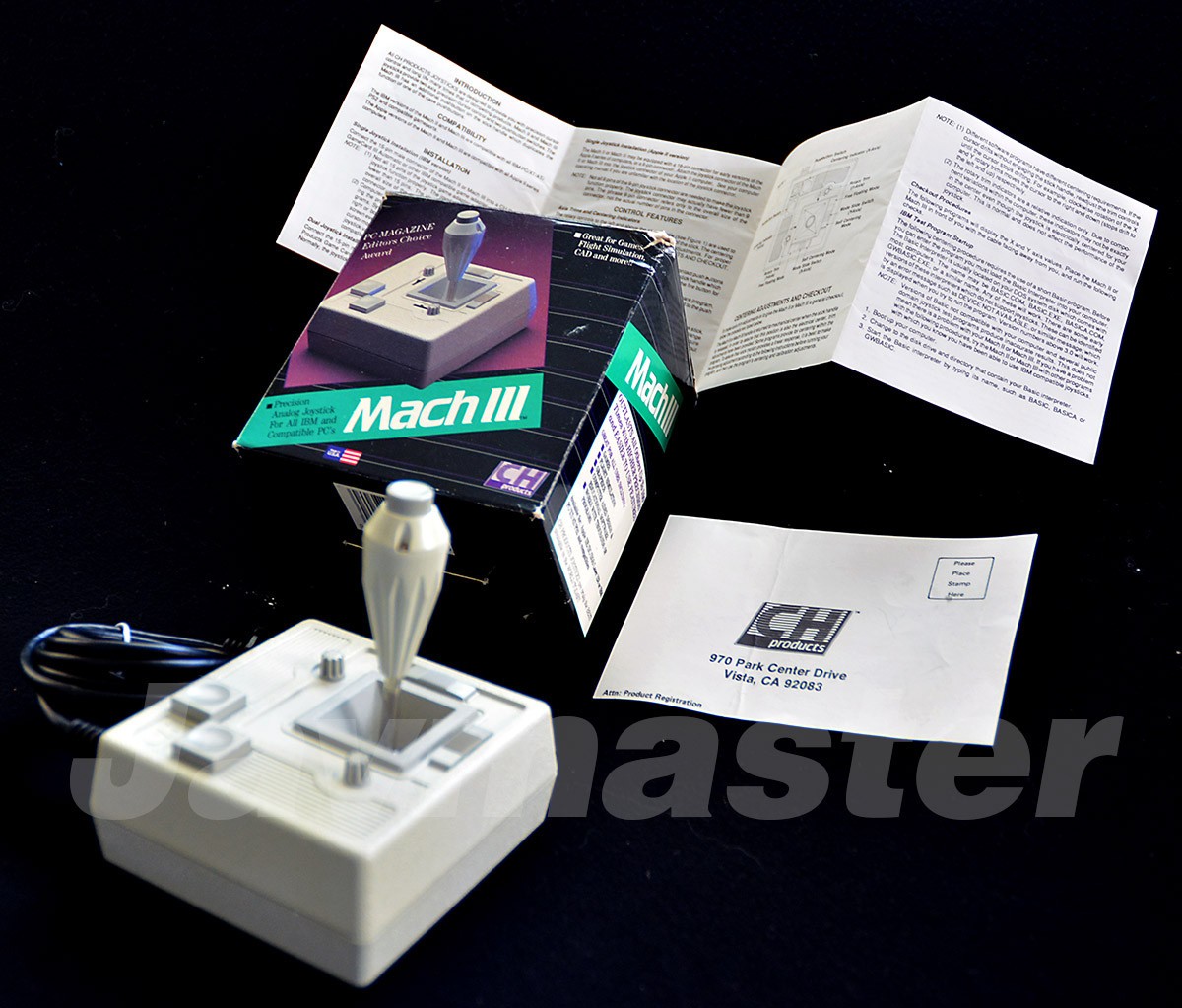 Boxed MACH III Platinum Joystick Apple II CH Products working tested
