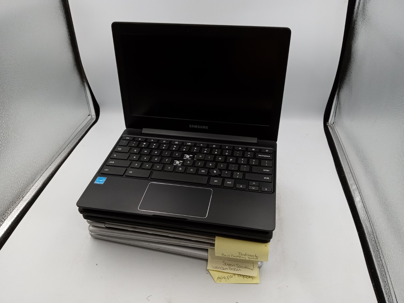 Lot of 6 - Samsung 11" Chromebooks XE500 XE503 - FOR PARTS - VARIOUS ISSUES -RR