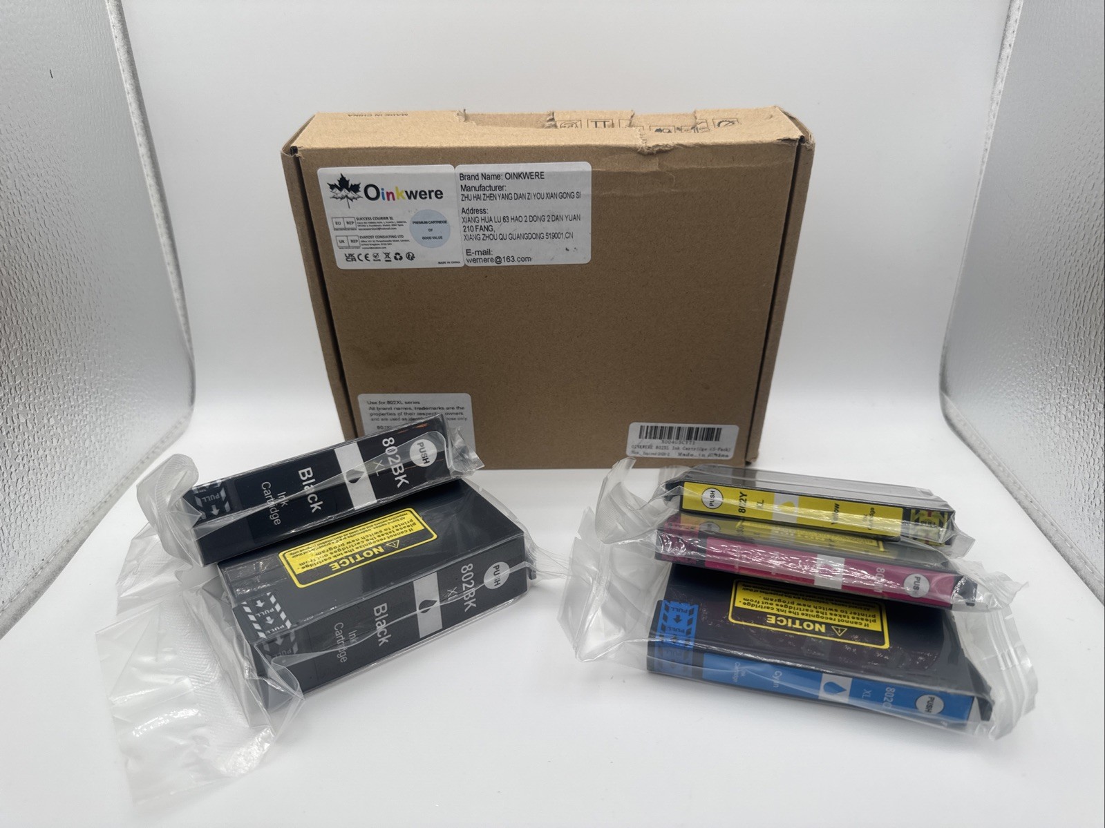 5Pk 802XL Ink Cartridges Compatible with Epson 802/802XL Cartridges