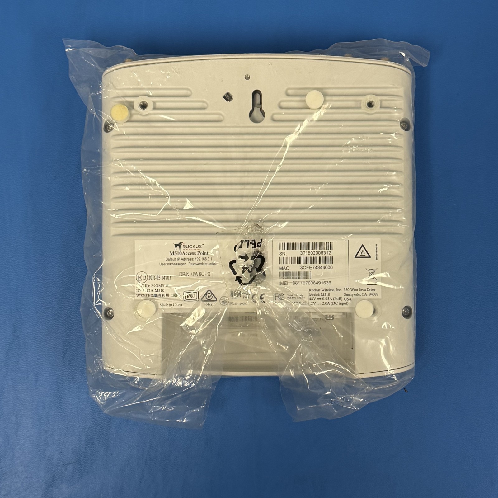 Ruckus M510 Wireless Access Point 0W8CP0