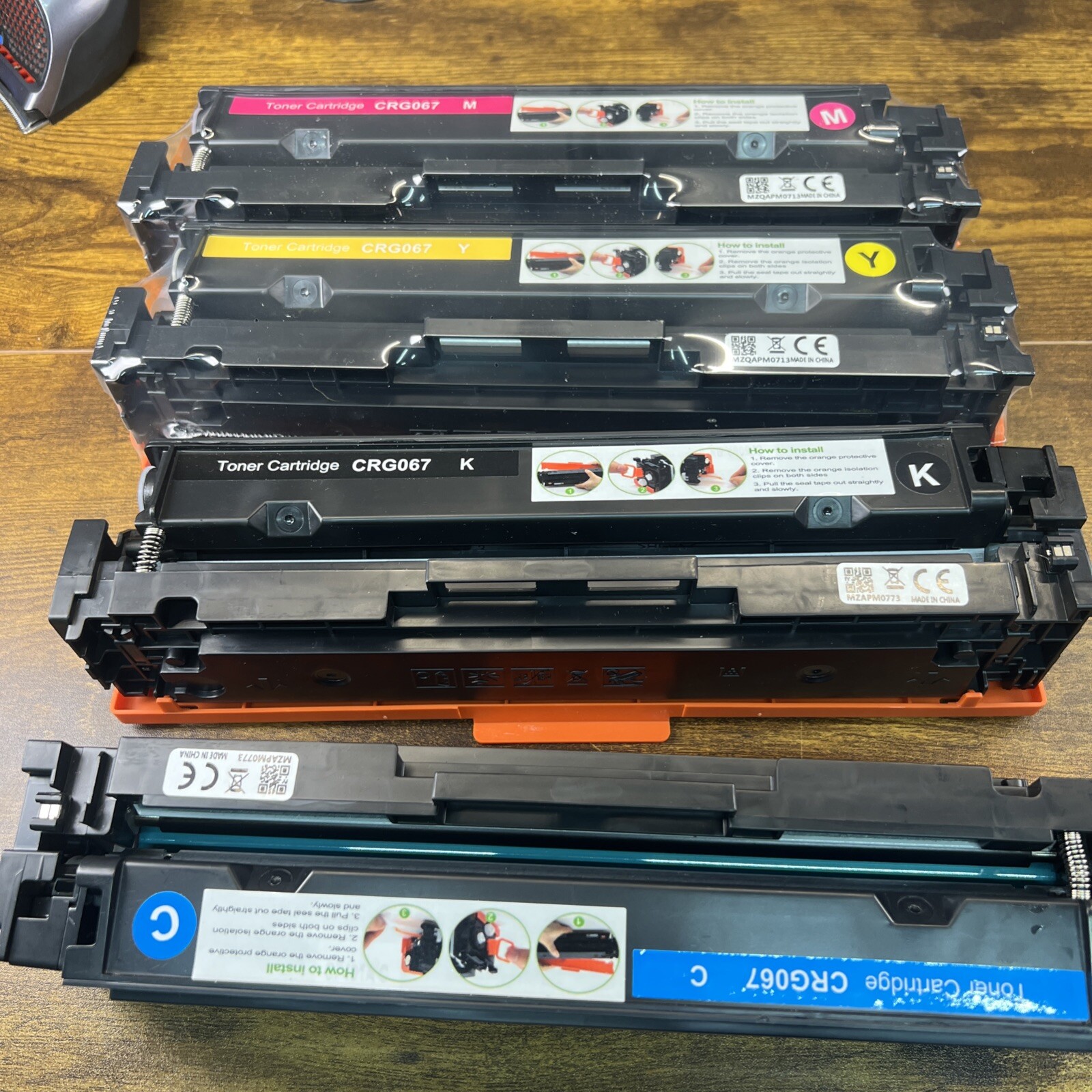 Galada 067 Compatible Toner Cartridge Set Replacement for Canon 067 067H 4 Pack