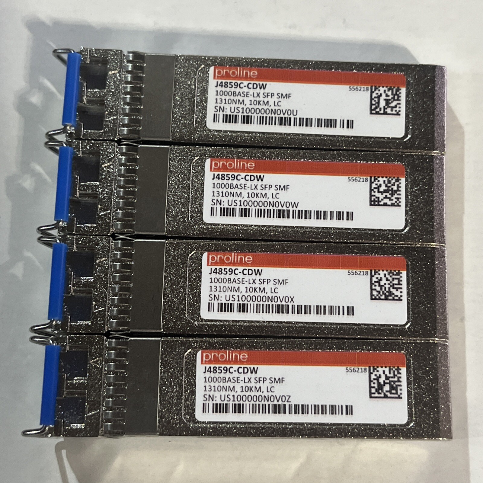 LOT OF 4 PROLINE J4859C-CDW 1000BASE-LX