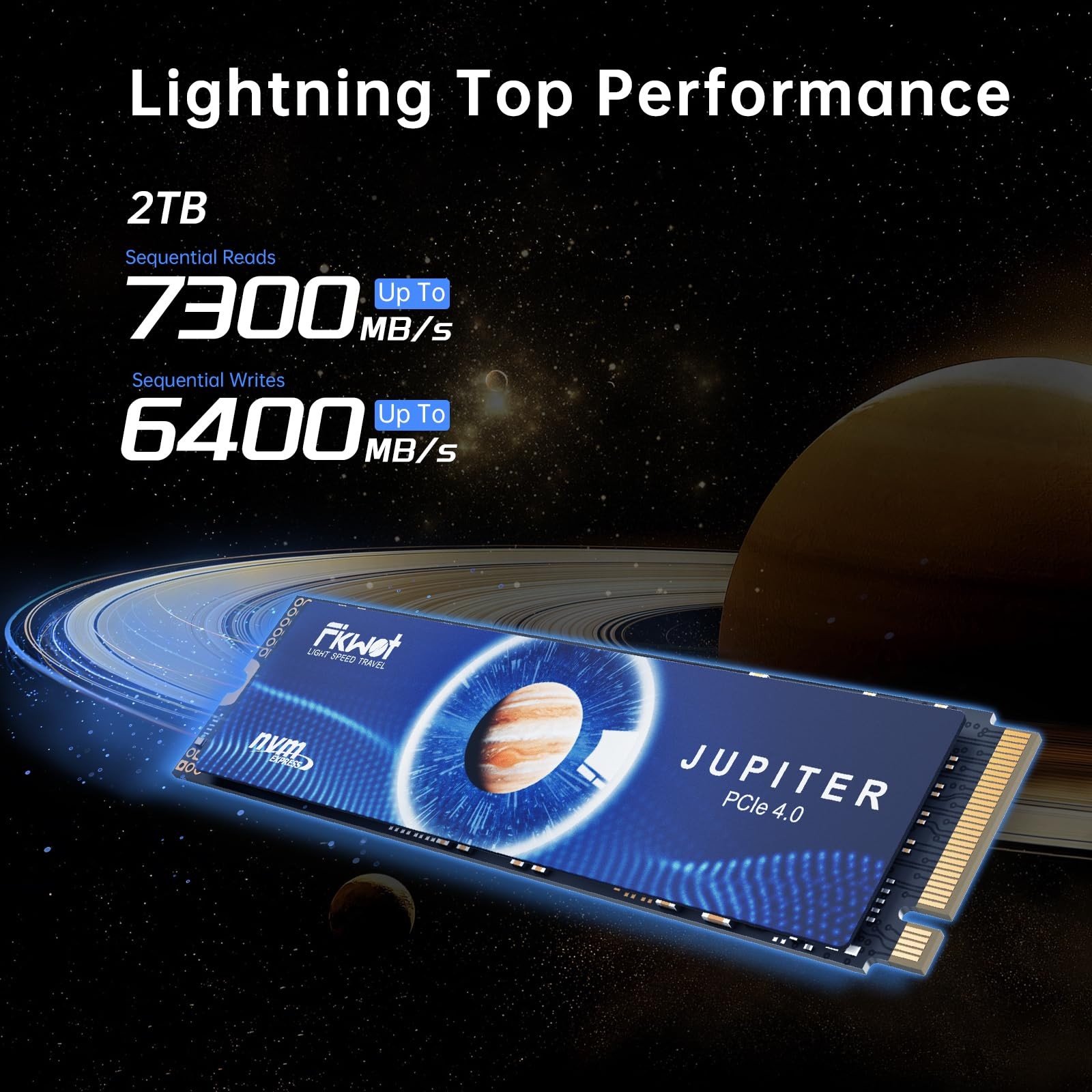 Fikwot M.2 SSD 2TB NVMe4.0 Internal Solid State Drive PS5 Laptop Desktop 7300MBs