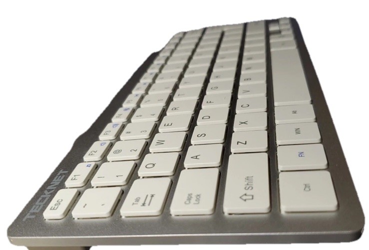 TECKNET - Slim Wireless Keyboard, SILVER Unused