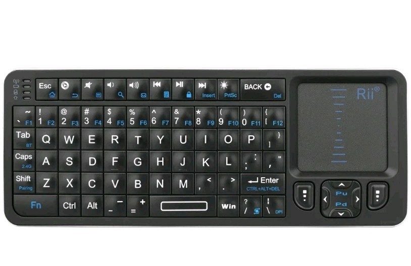 Rii K06 Mini Keyboard Backlit 2.4GHz Wireless Keyboard with IR