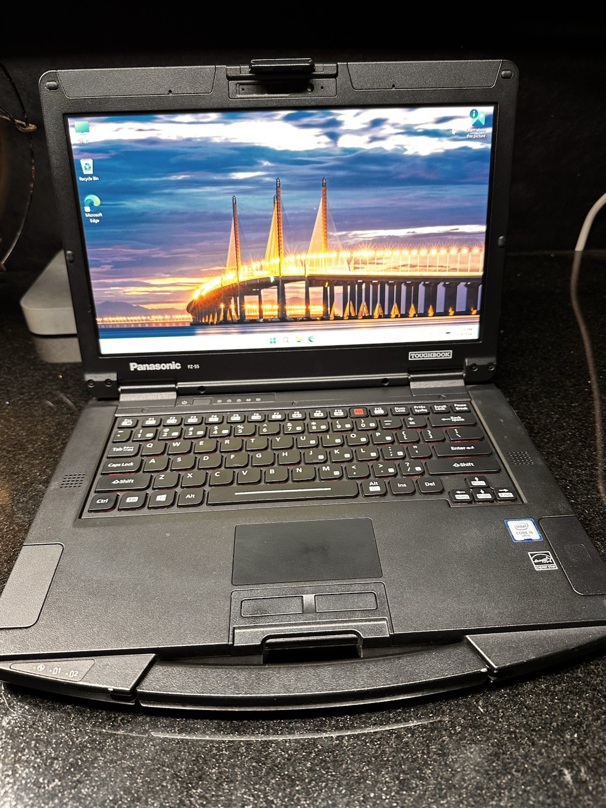 Panasonic Toughbook FZ-55 Touch i5-8365U 16GB 512GB NVMe SSD Win11 . Grade A. #2