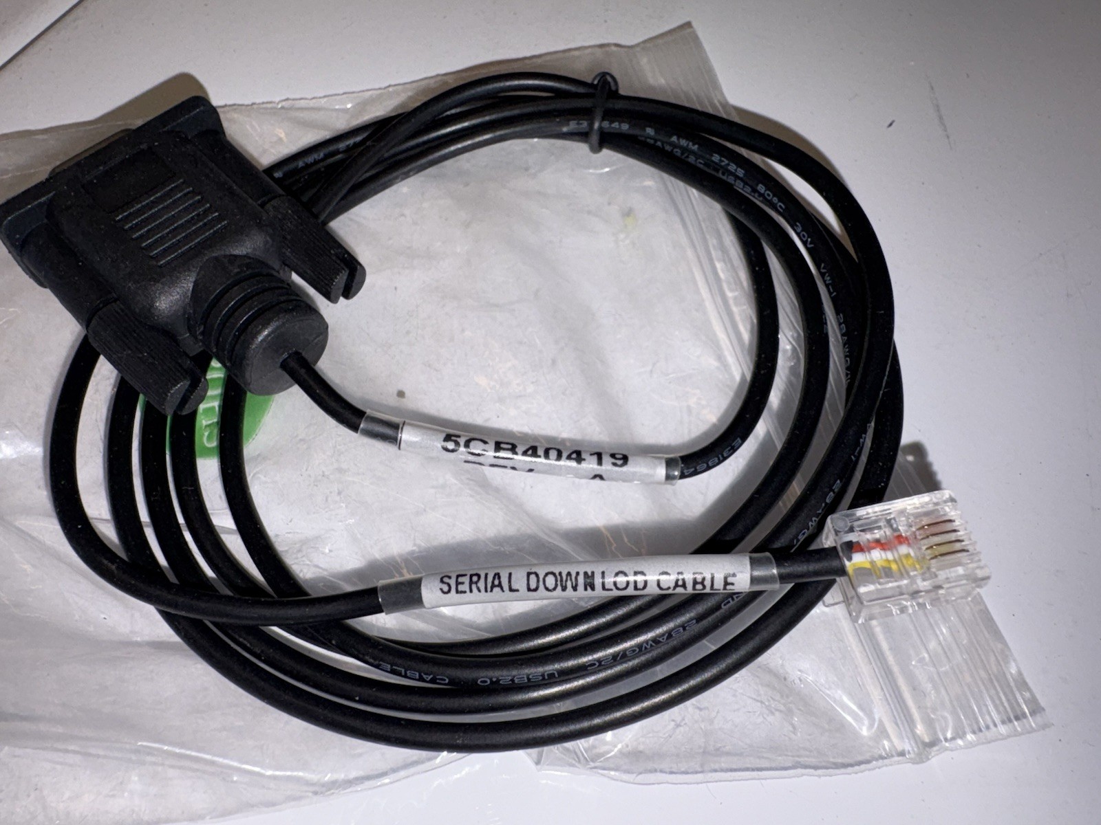 Minicom by Tripp Lite 5CB40419 Serial Download Cable  ~ NEW ~