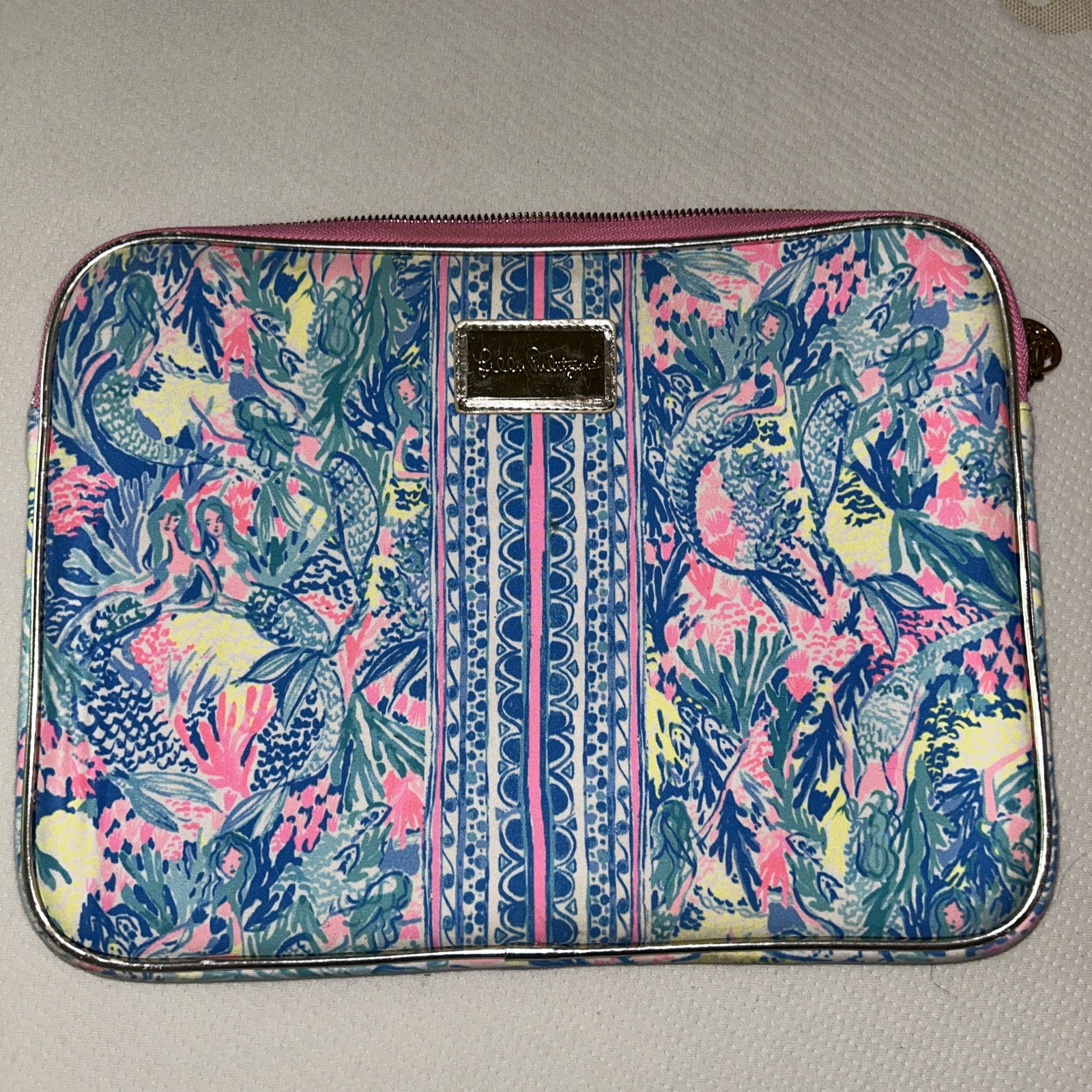Lilly Pulitzer Tech Sleeve Mermaid Cove 13 Inch Laptop Cover