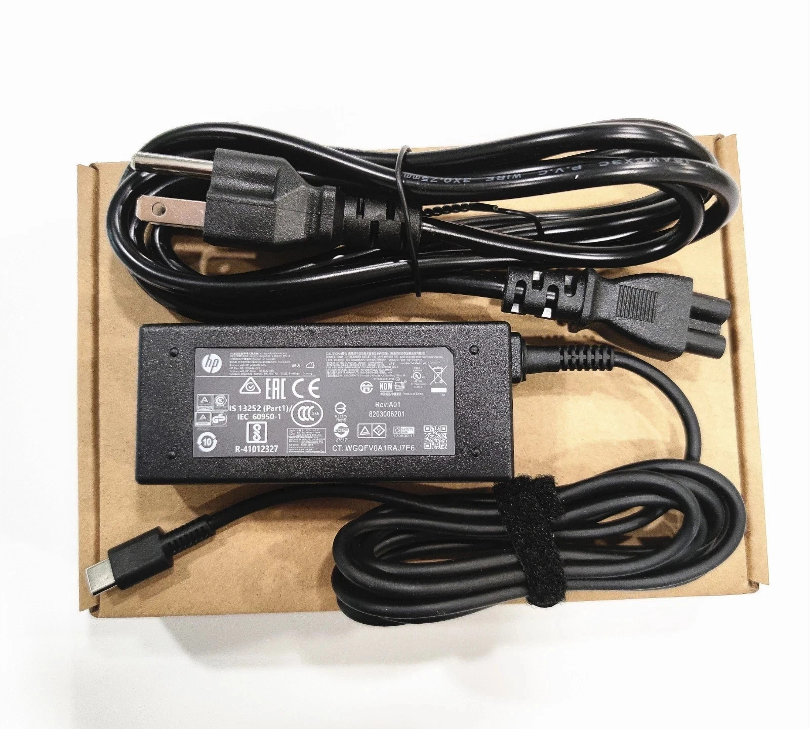 New Genuine 45W USB-C Charger For HP Pavilion X2 12-B 10-N Chromebook X360 15-DE