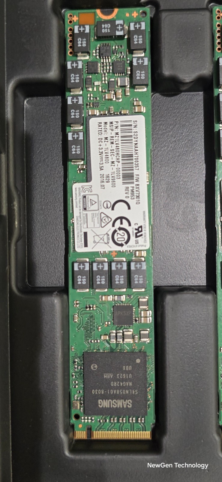 SAMSUNG 480GB NVME M.2 22110 PM953 SSD MZ1LV480HCHP-00003- NEW - NEXT DAY SHIP