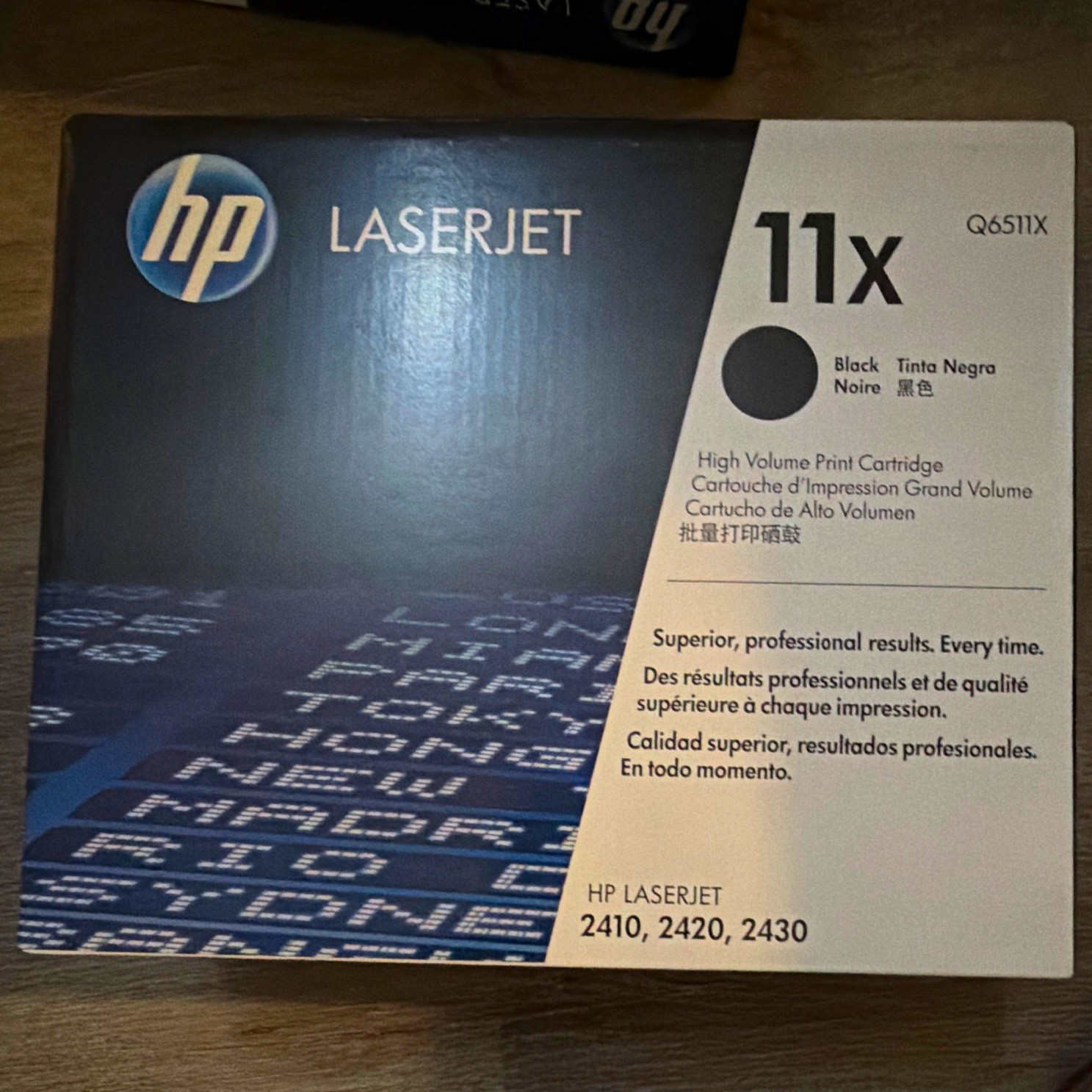HP 11X Q6511X Black High Yield Toner Cartridge for LaserJet 2410 2420 2430