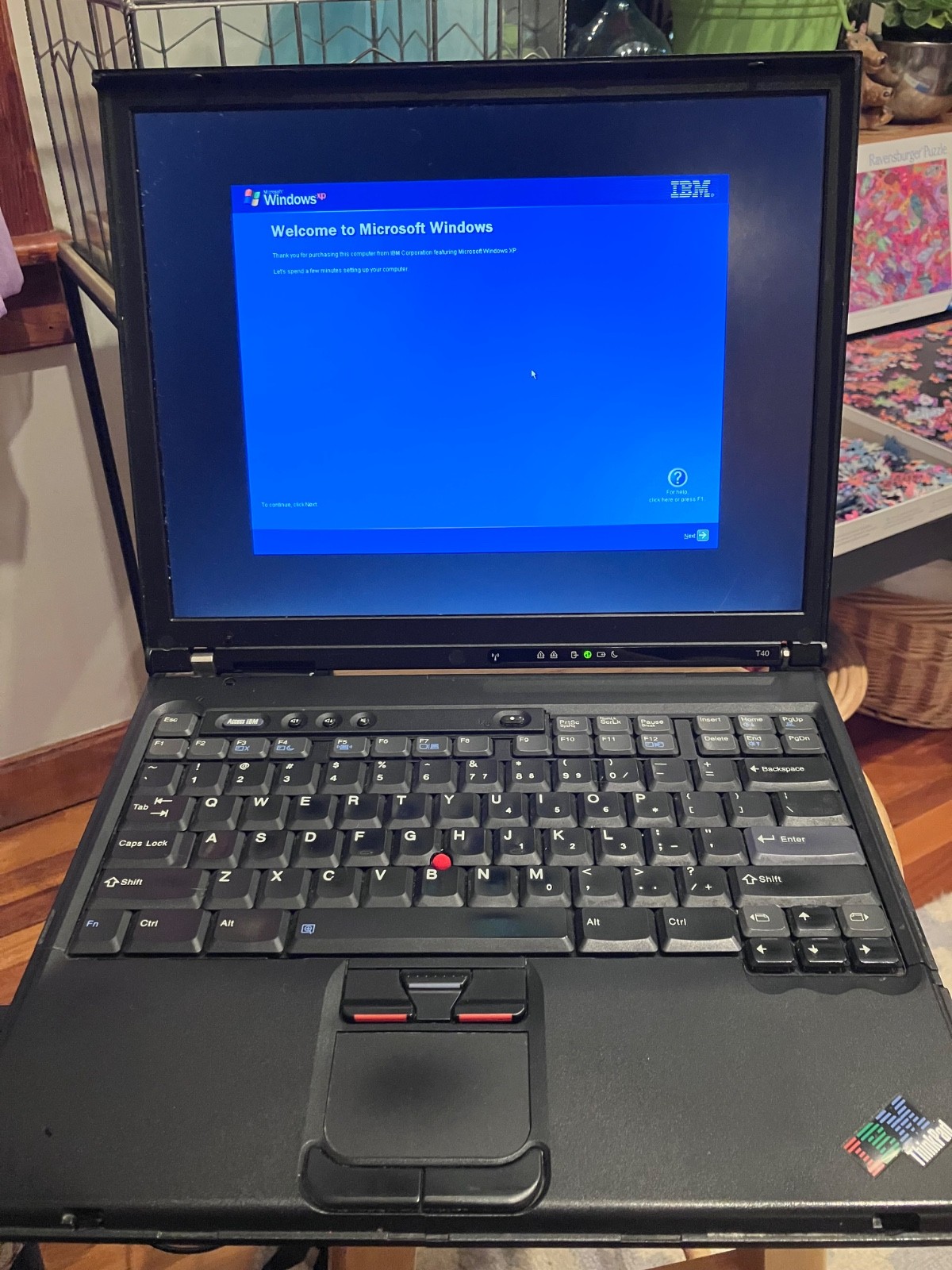 IBM ThinkPad T40 2373-91U Pentium M 1.6GHz 1GB 80GB 14.1" SXGA+ Radeon 9000 XP