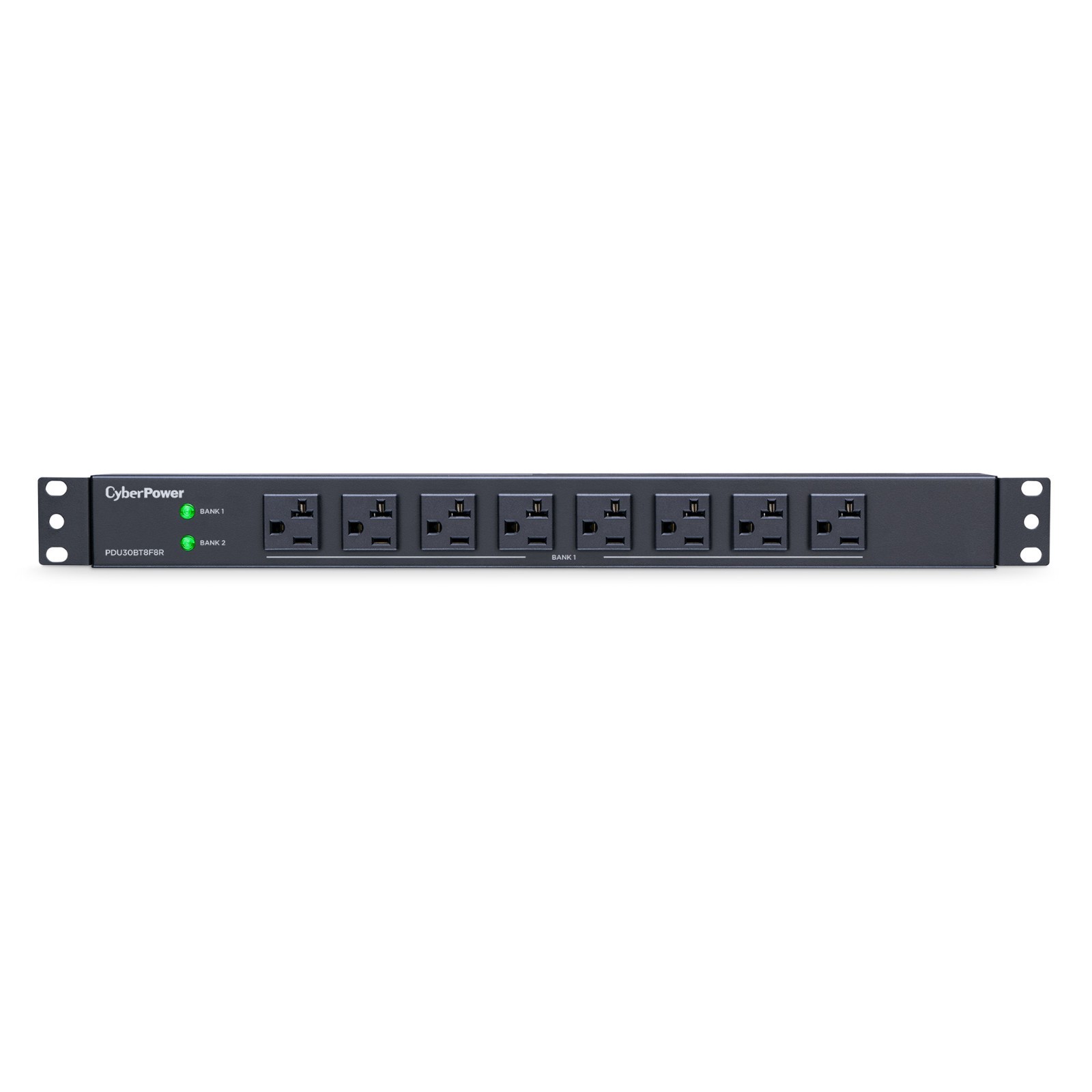 NEW CyberPower PDU30BT8F8R 1U 100-125V PDU L5-30P 30A NEMA 16x 5-20R