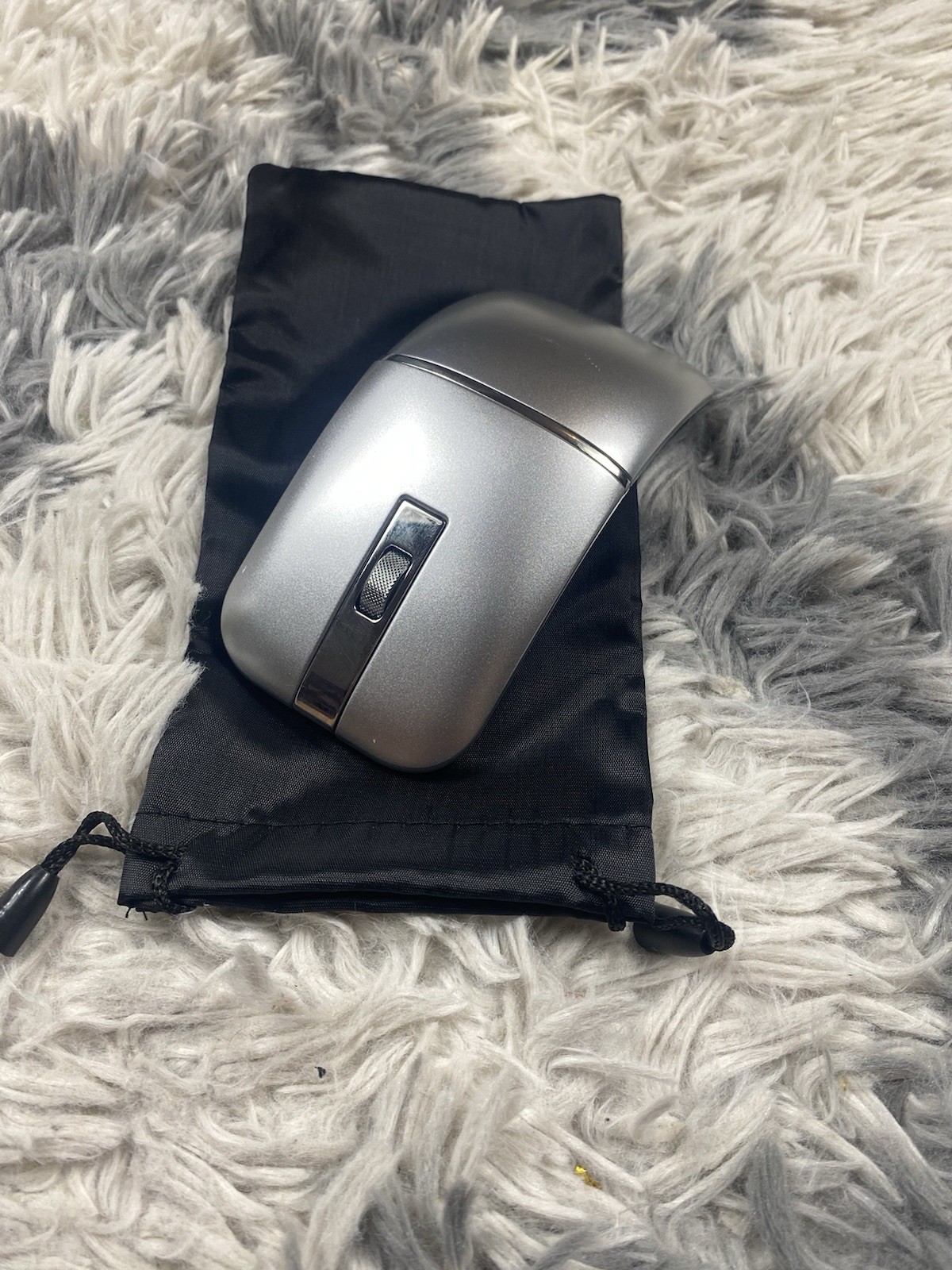 Bluetooth Wireless Arc Travel Mouse, Dual Model (2.4G+BT5.1) Rotating Foldable