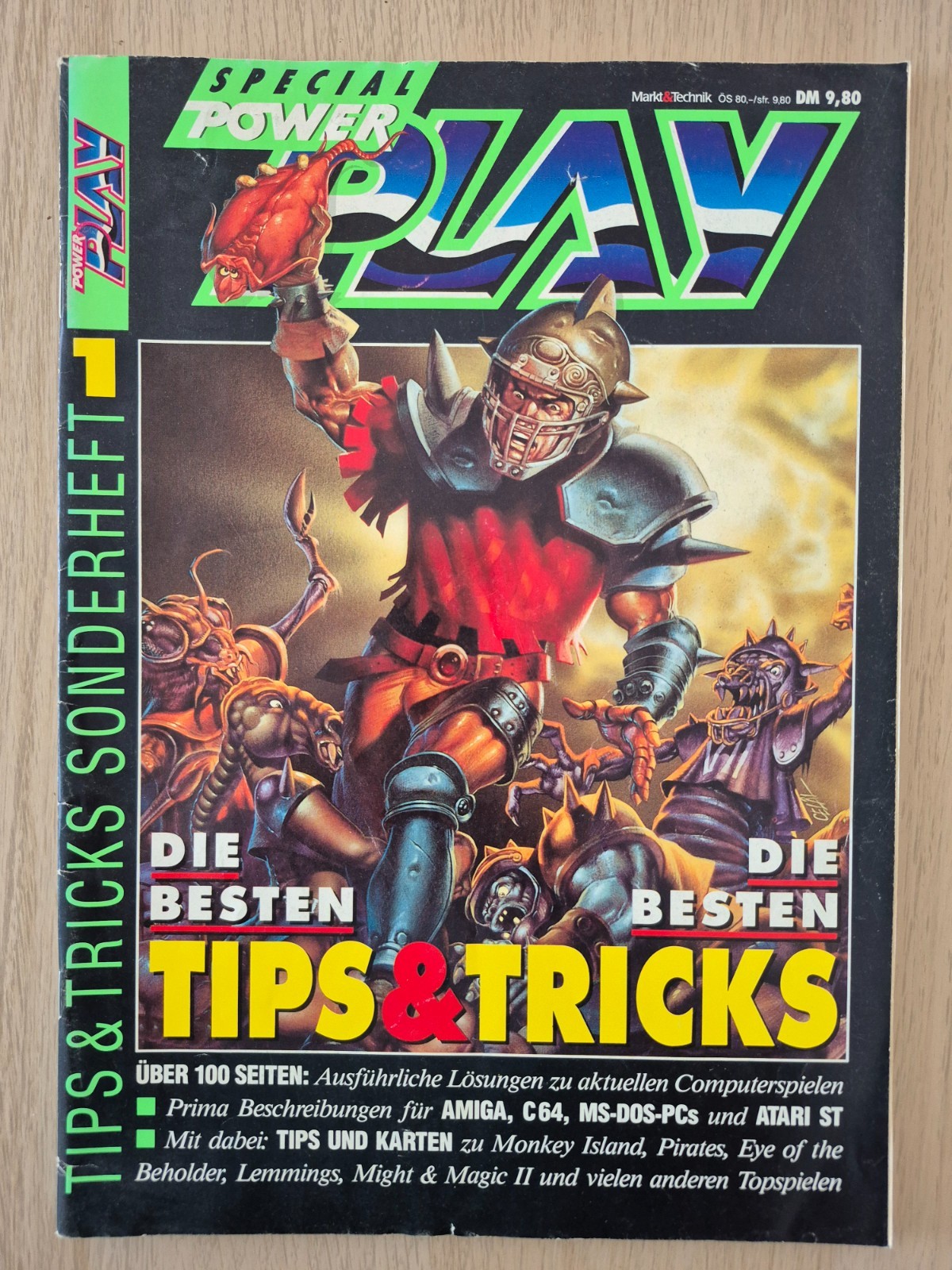 ✅ POWER PLAY TIPS & TRICKS ⭐ Commodore C64 / C128 ⭐ Good Condition ⚡️