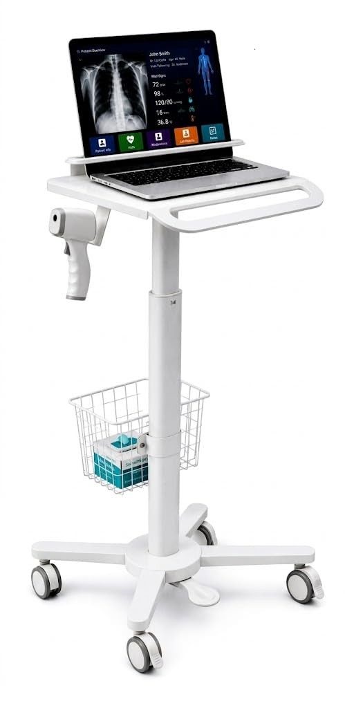 MB-C13-4 Height Adjustable, Lightweight, Anti-Theft, Anti-Slip Medical Laptop...